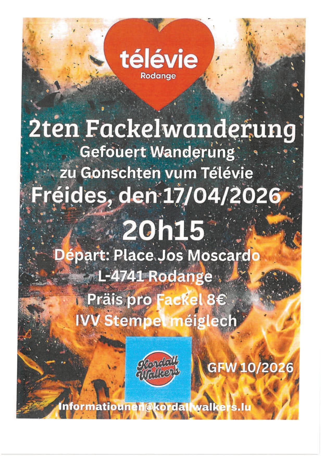 RODANGE FLMP IVV Geféiert Fackelwanderung 