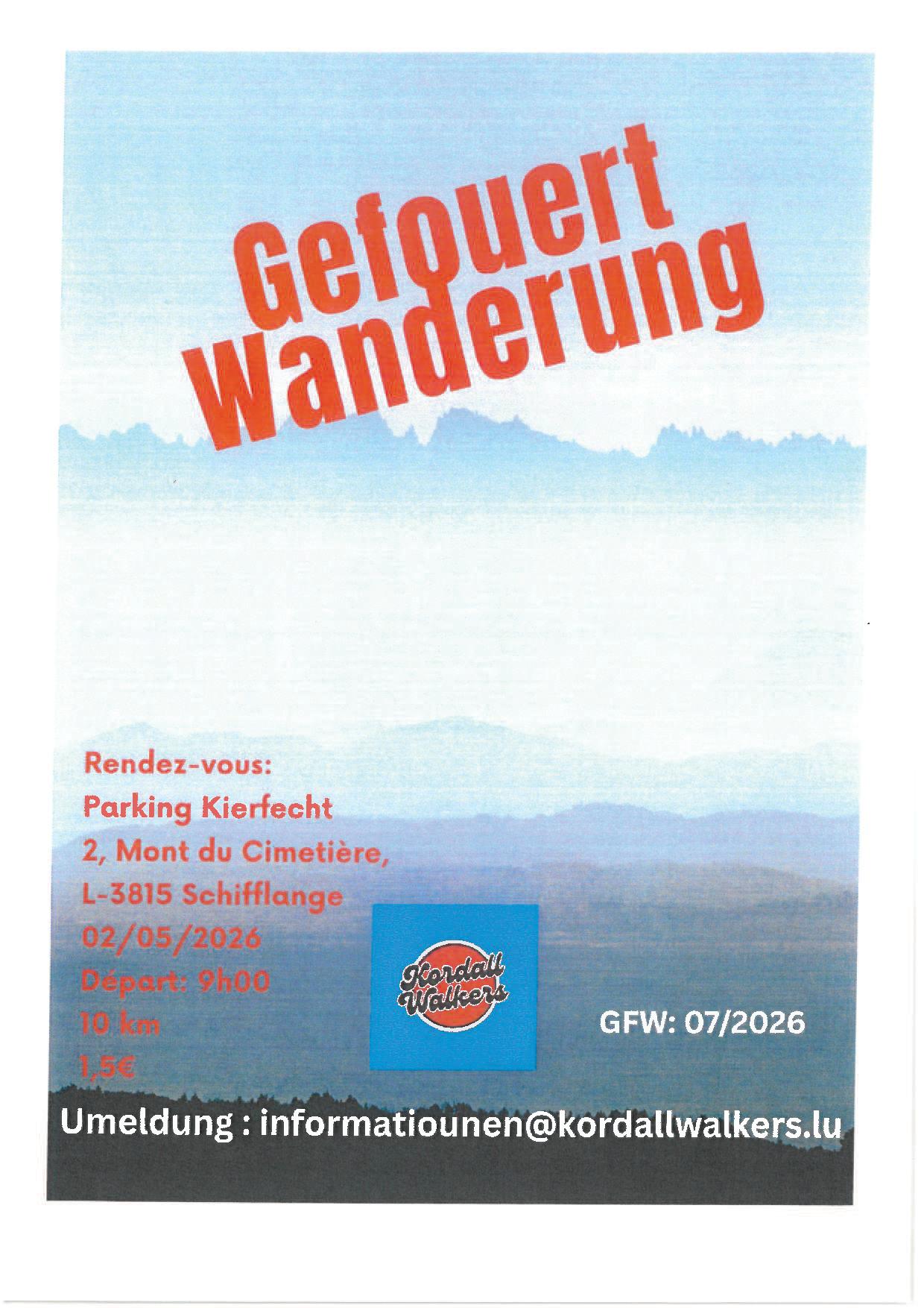 SCHIFFLANGE FLMP IVV geféiert Wanderung 