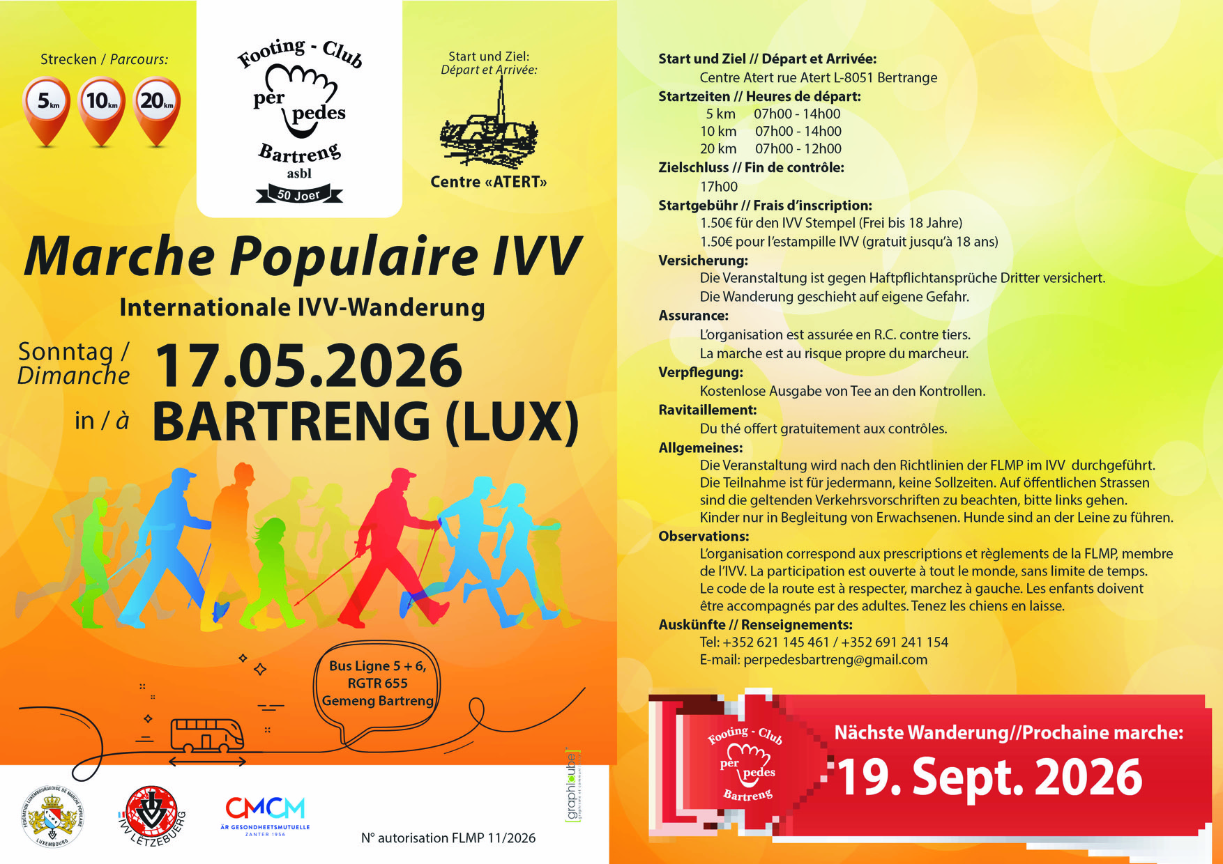 BERTRANGE FLMP IVV WANDERUNG