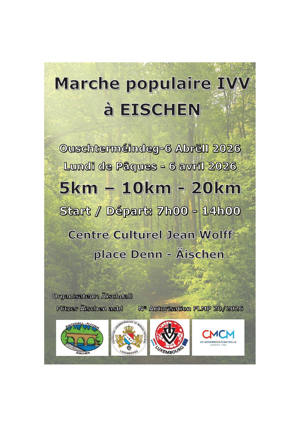 EISCHEN FLMP IVV Ostermontagswanderung