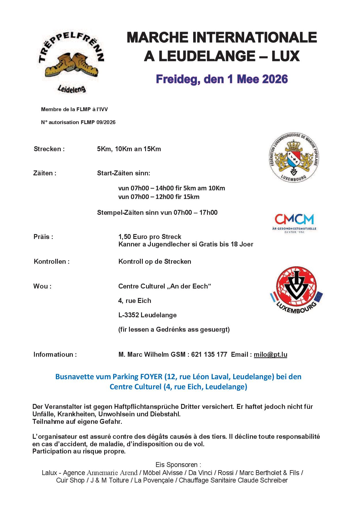 LEUDELANGE FLMP IVV WANDERUNG 