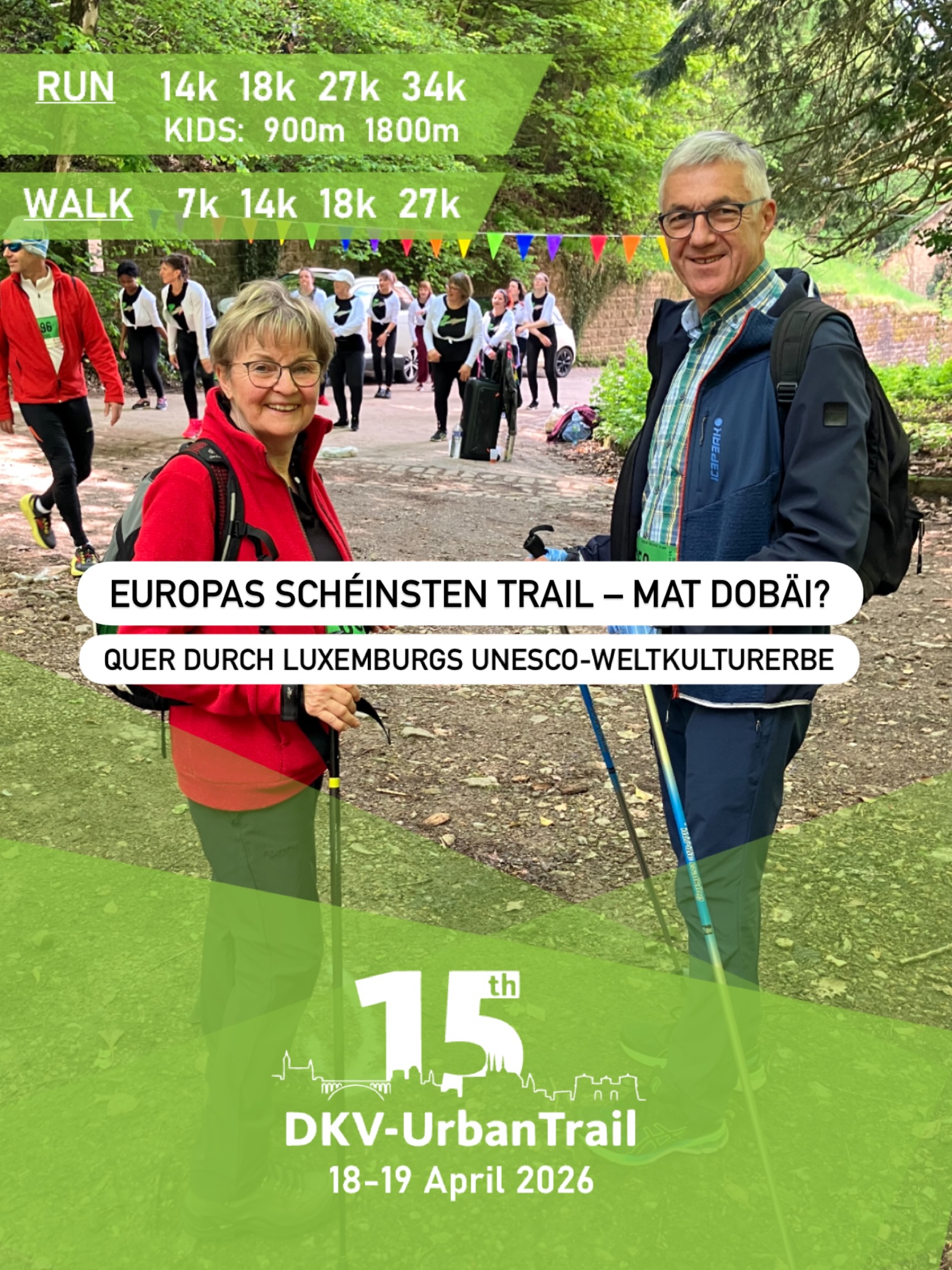 LUXEMBOURG-CITY Urban-Trail-Wanderung 