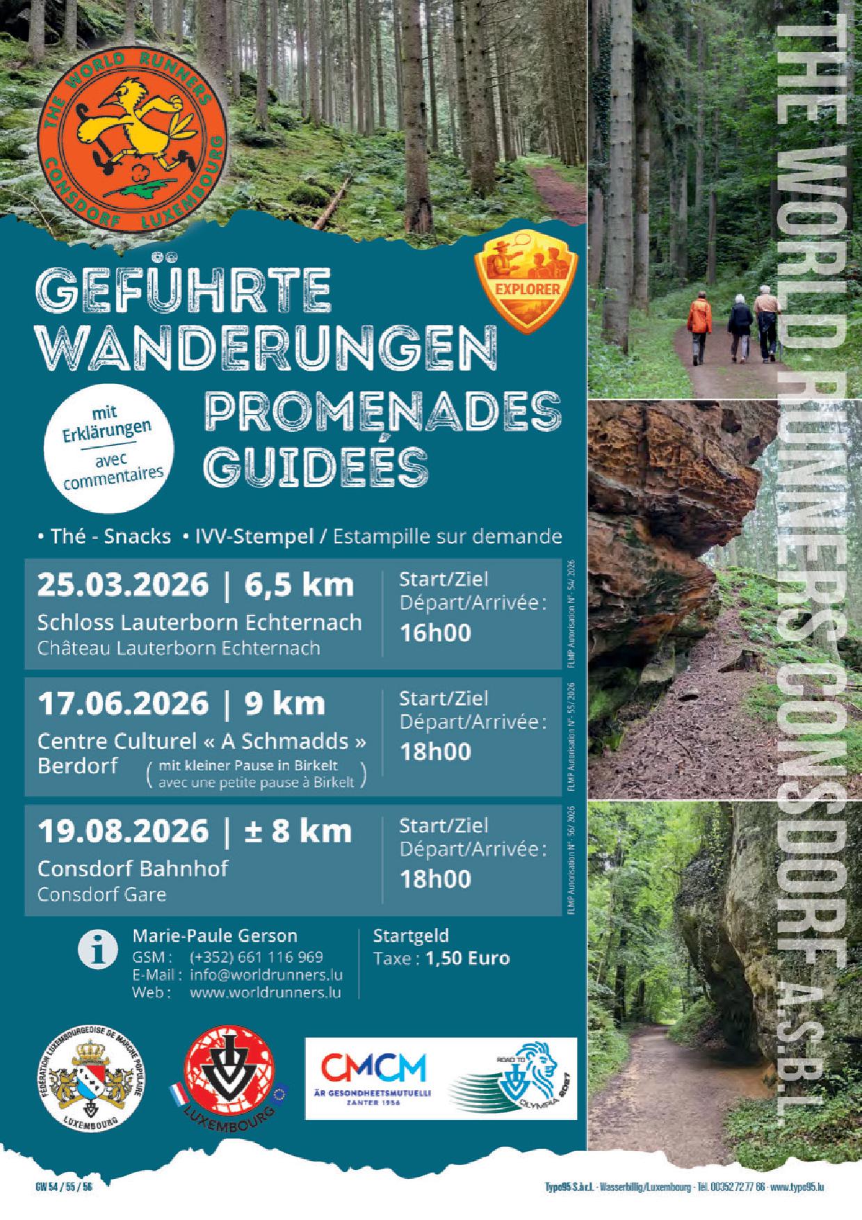 BERDORF FLMP IVV GEFÉIERT WANDERUNG 