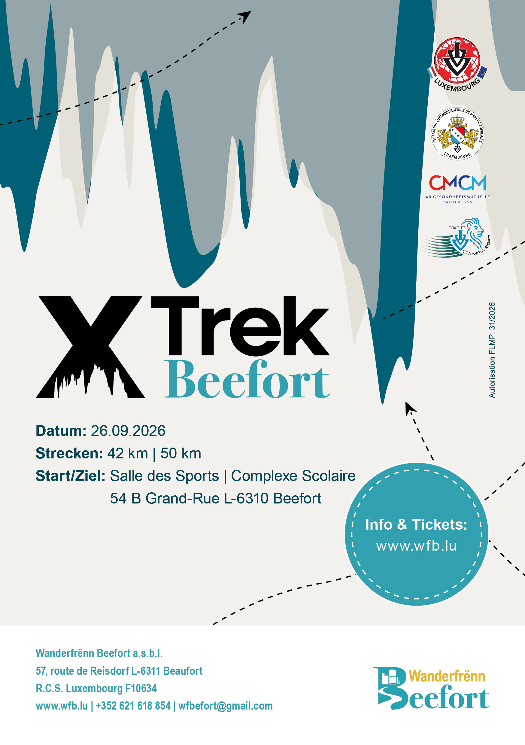 BEAUFORT X-TREK FLMP IVV WANDERUNG 50 + 42 km 