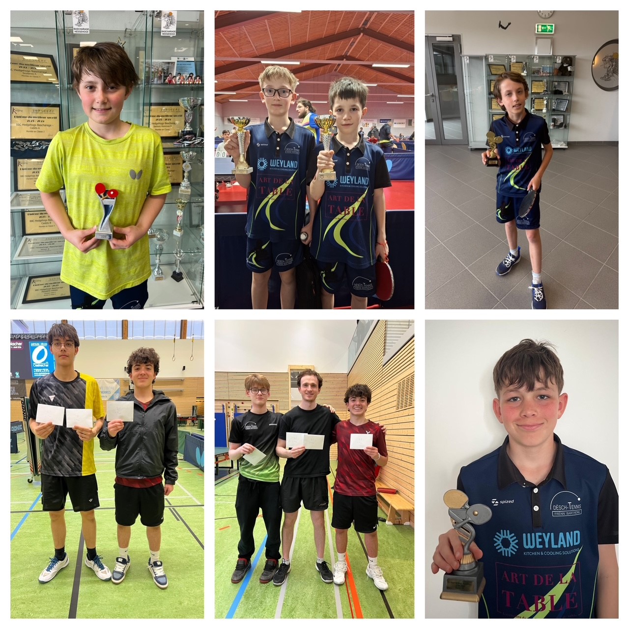Resultater vun den Tournoi'en am Abrëll 2026