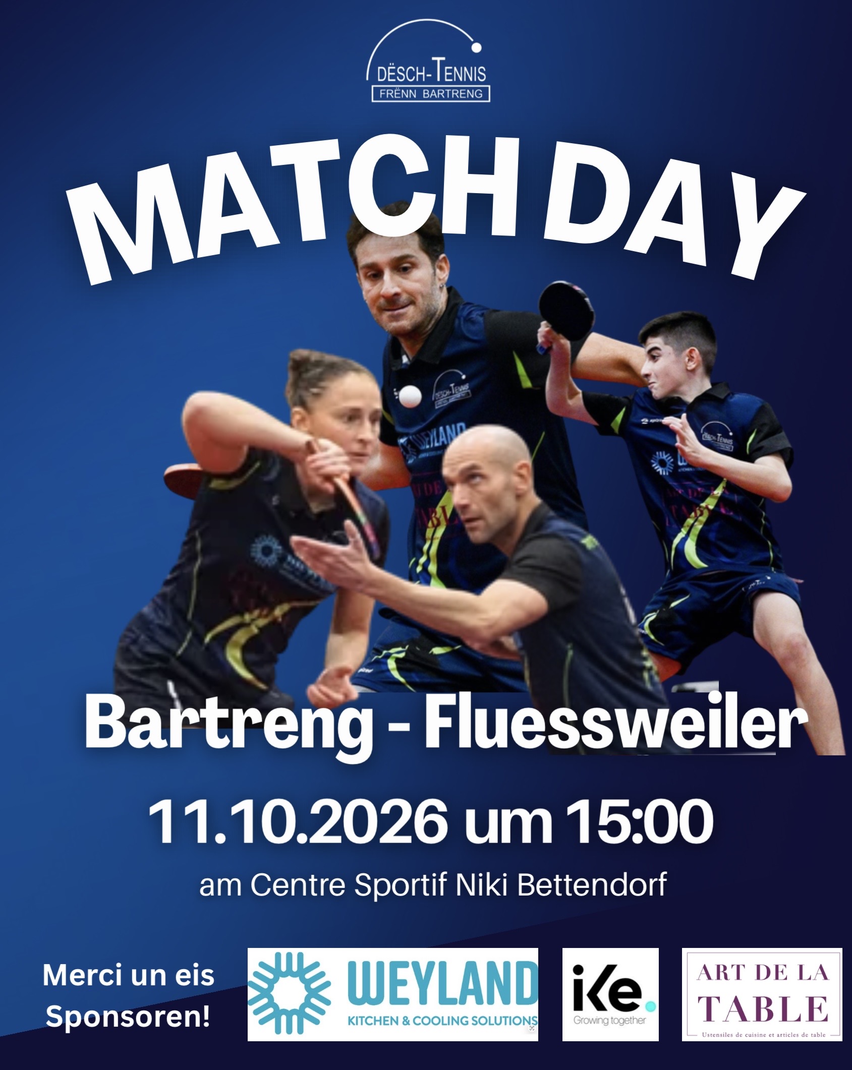 Heemmatch National TT League Bartreng-Fluessweiler