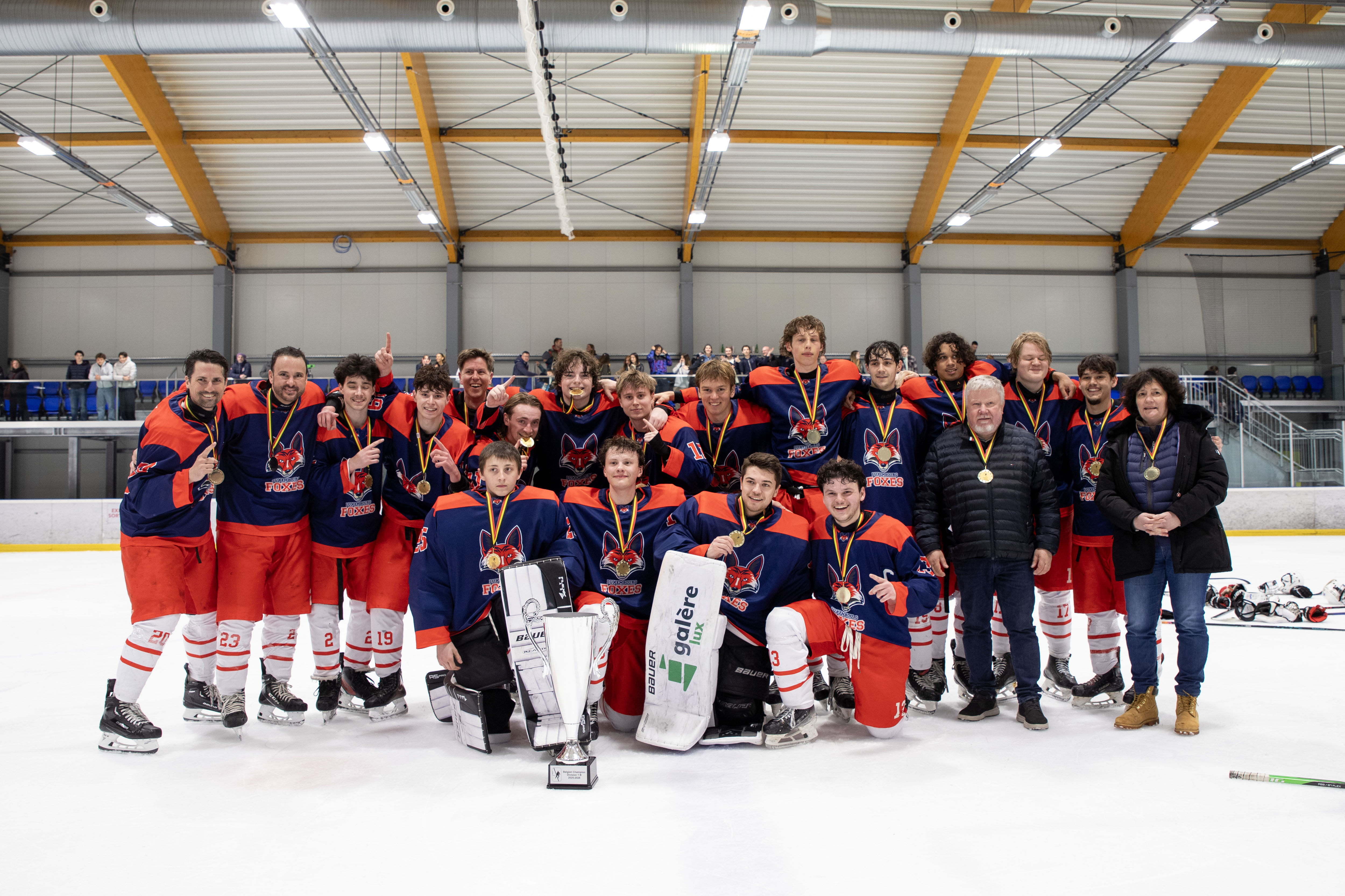Foxes win Division 1 B in Belgium