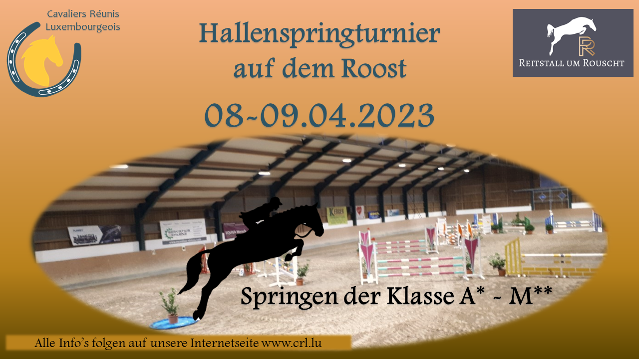 ABGESAGT Hallenspringturnier Roost