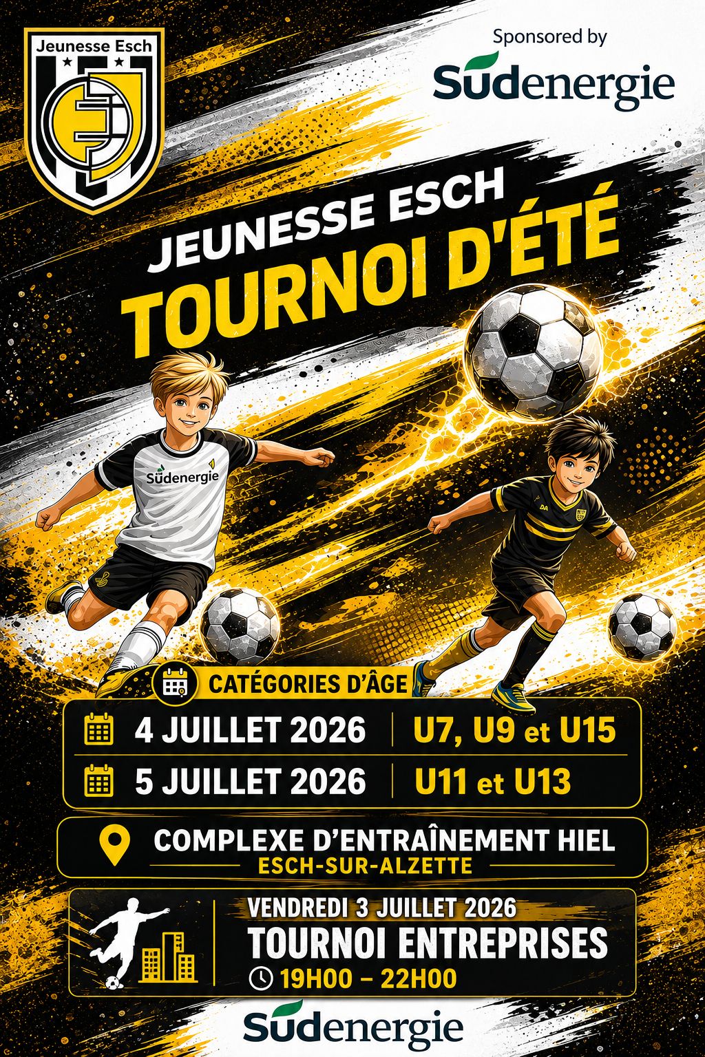 Tournoi d'été - 3-5. Juli 2026