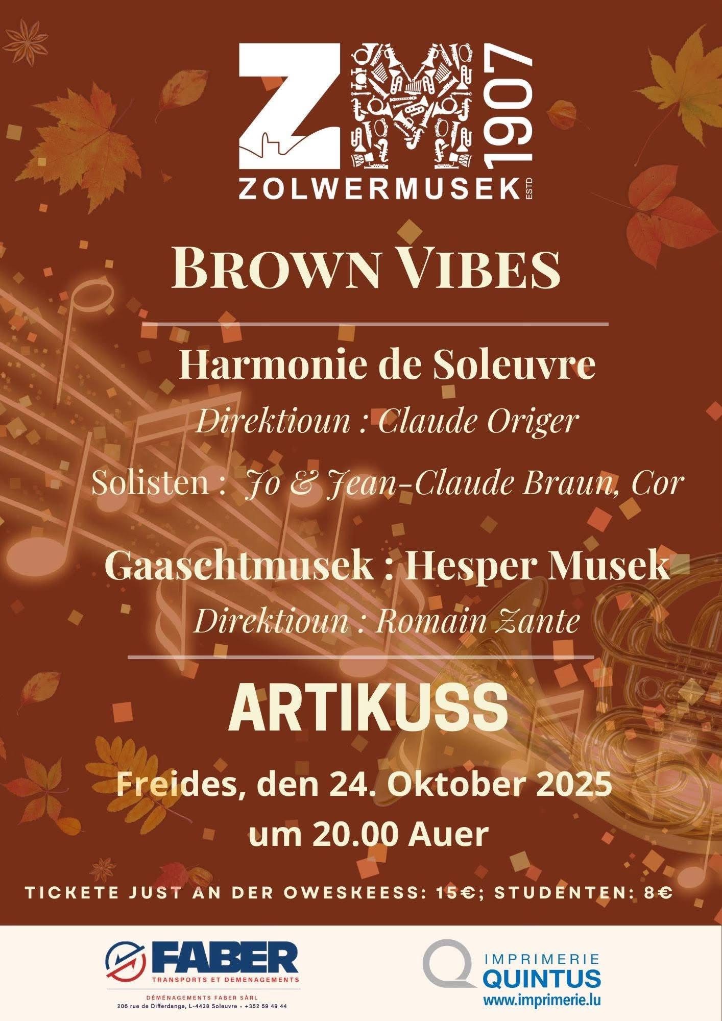 Concert vun der Hesper Musek am Artikuss