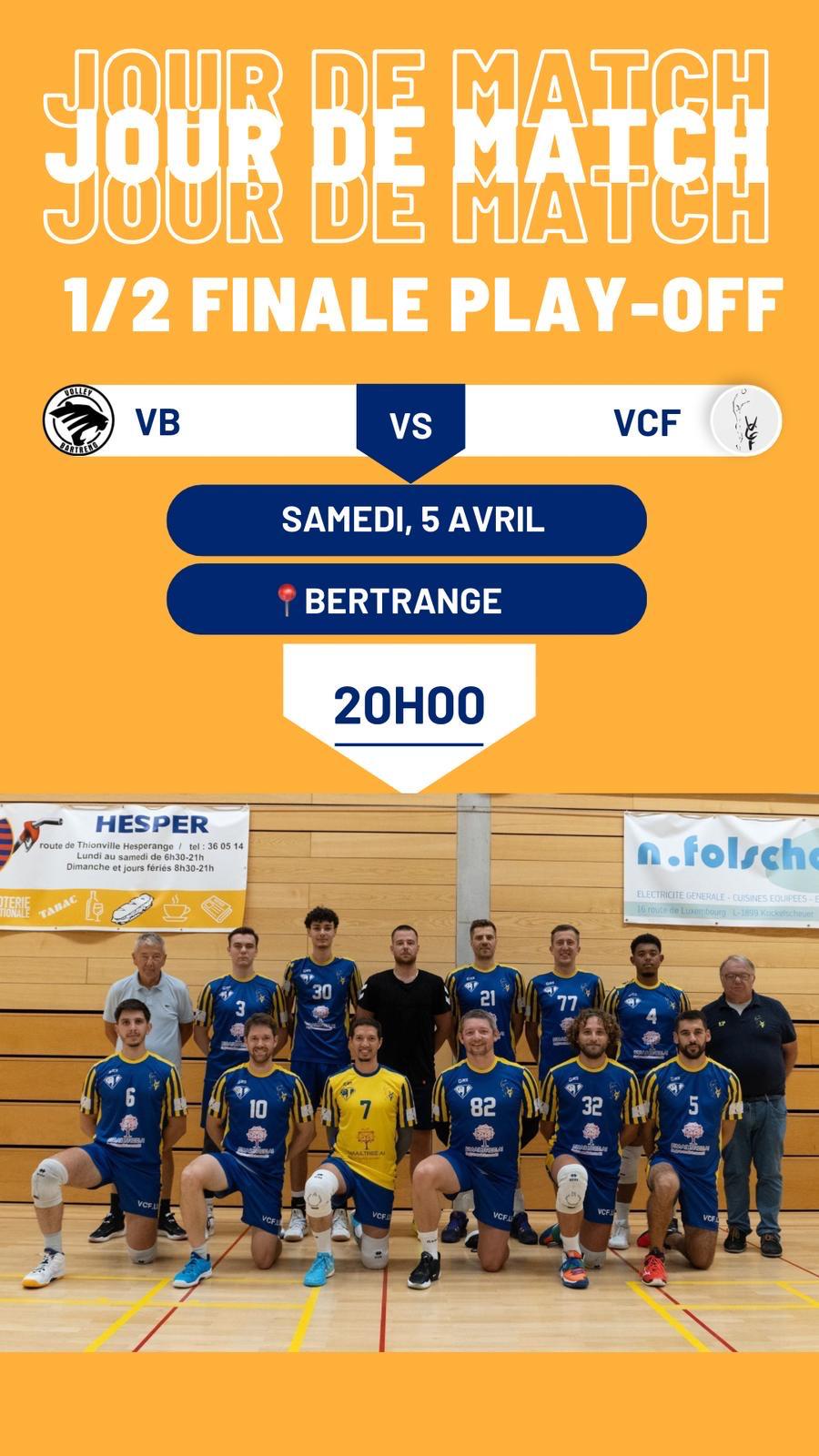 1/2 Finale décisive Volley Bartreng vs VC Fenteng
