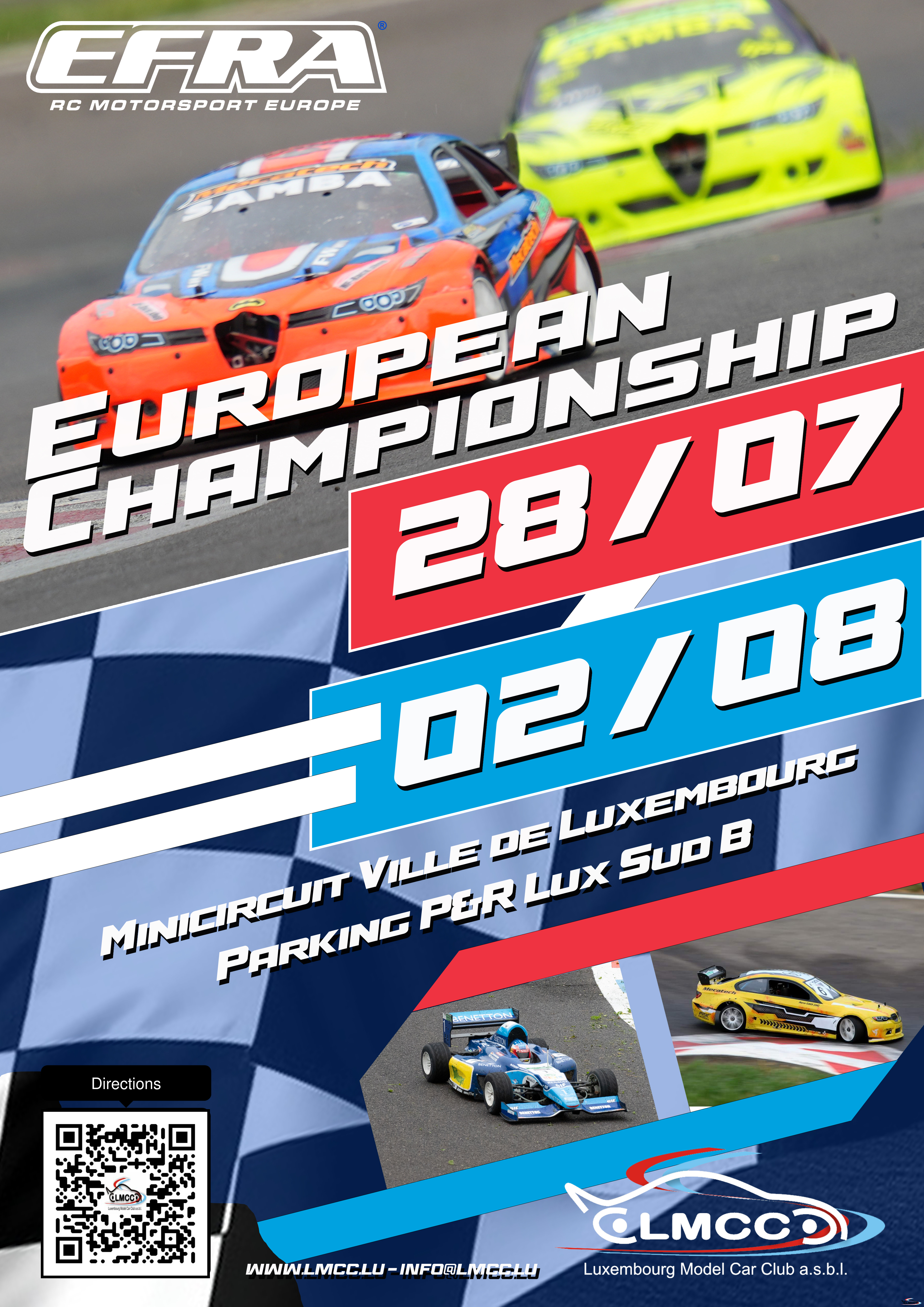European Championship Largescale Touring Car & F1:  28/7 - 2/8/2025