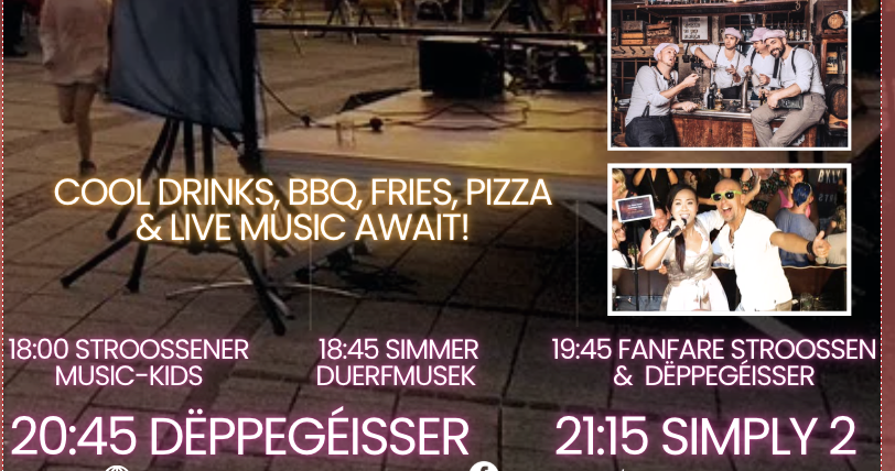 11.7.2026: Cool DRINKS, BBQ, fries, pizza & live music await!