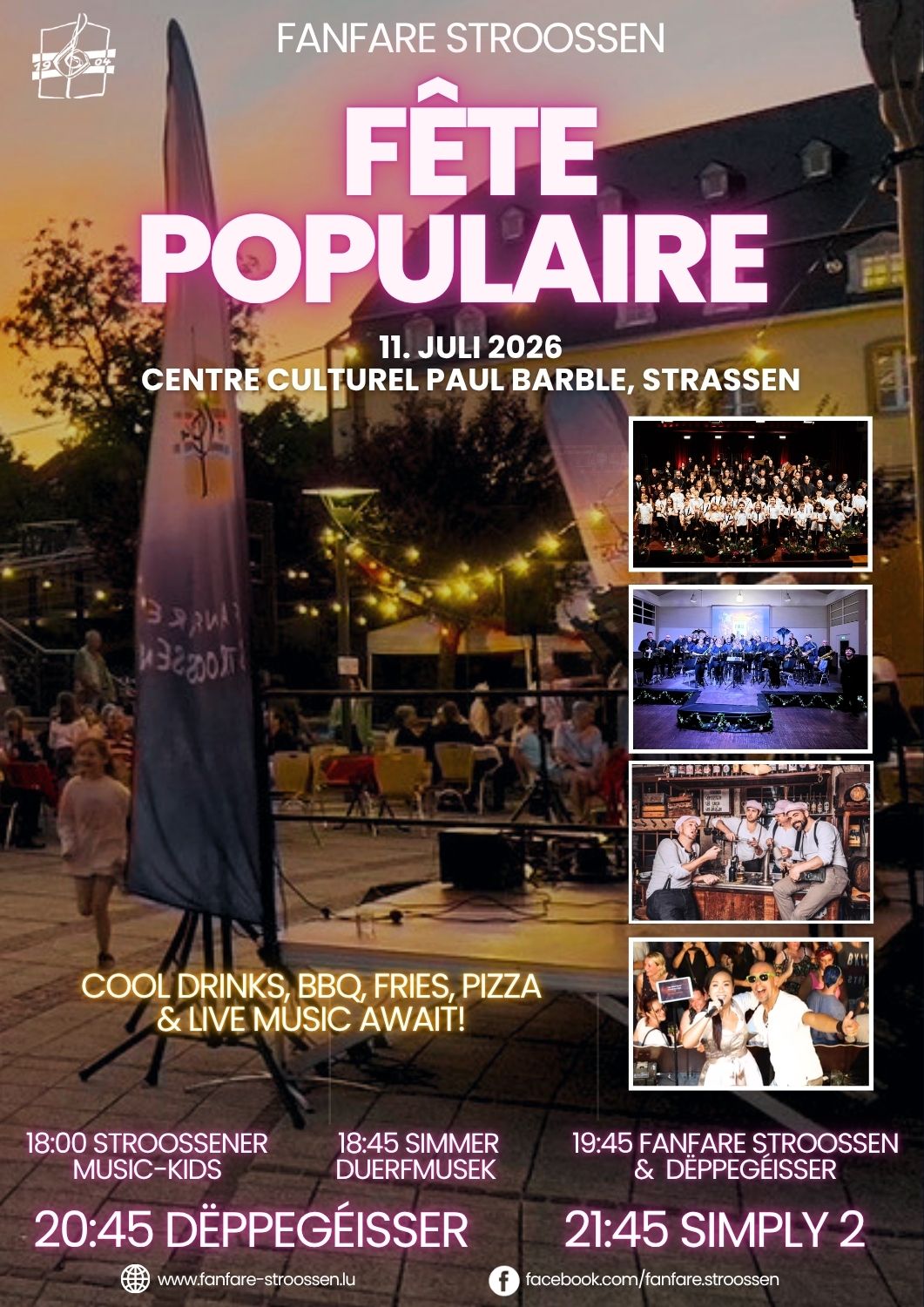 SAVE THE DATE : FETE POPULAIRE 11.07.2026