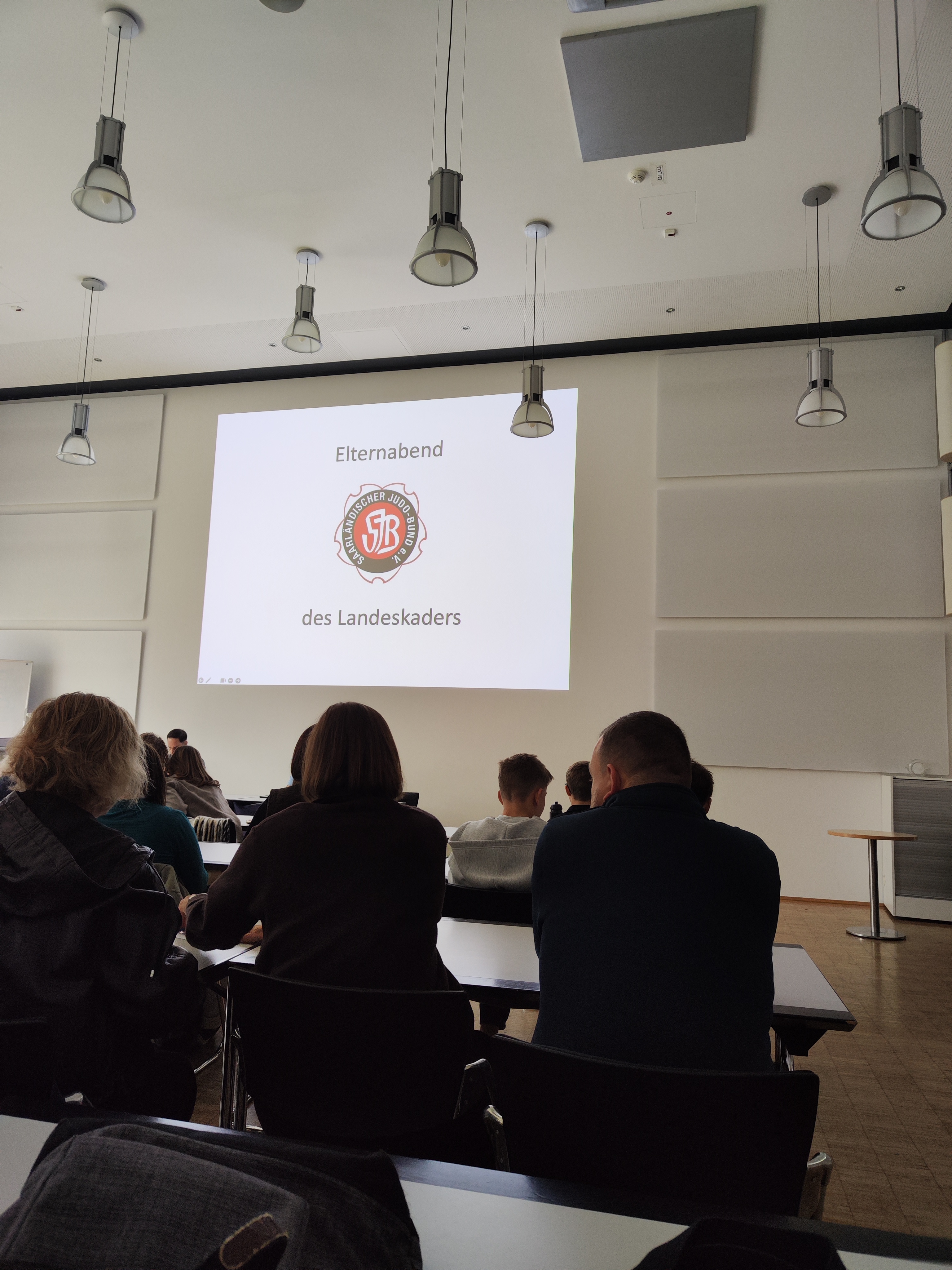 Informationsveranstaltung des Saarländischen Judo-Bundes für Eltern und Kaderathleten