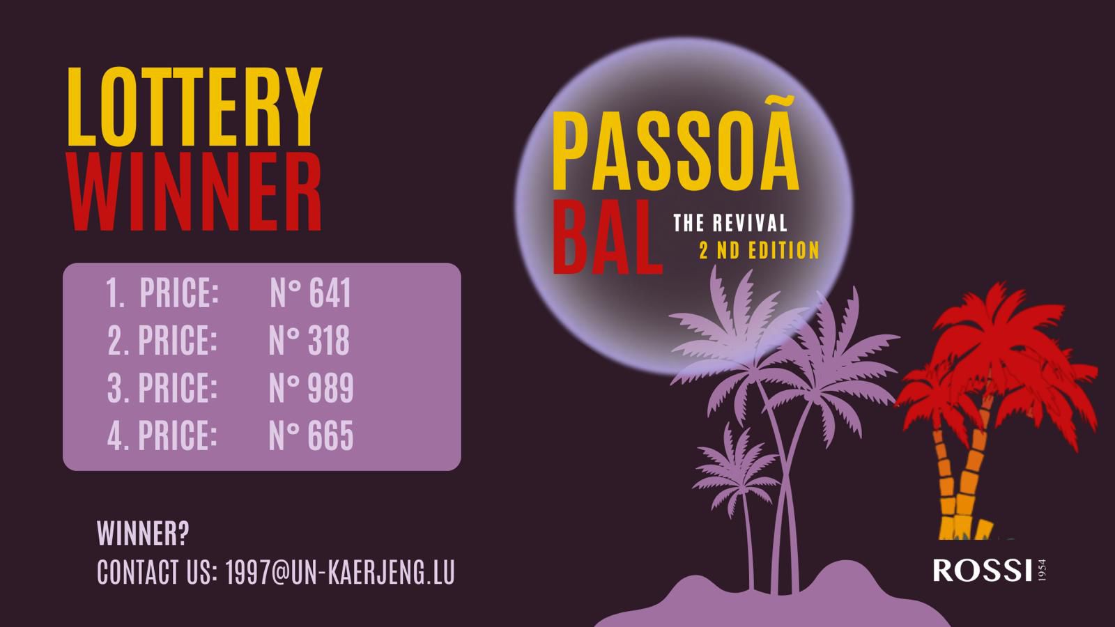 30.04.2026 - Tombola Passoa Bal
