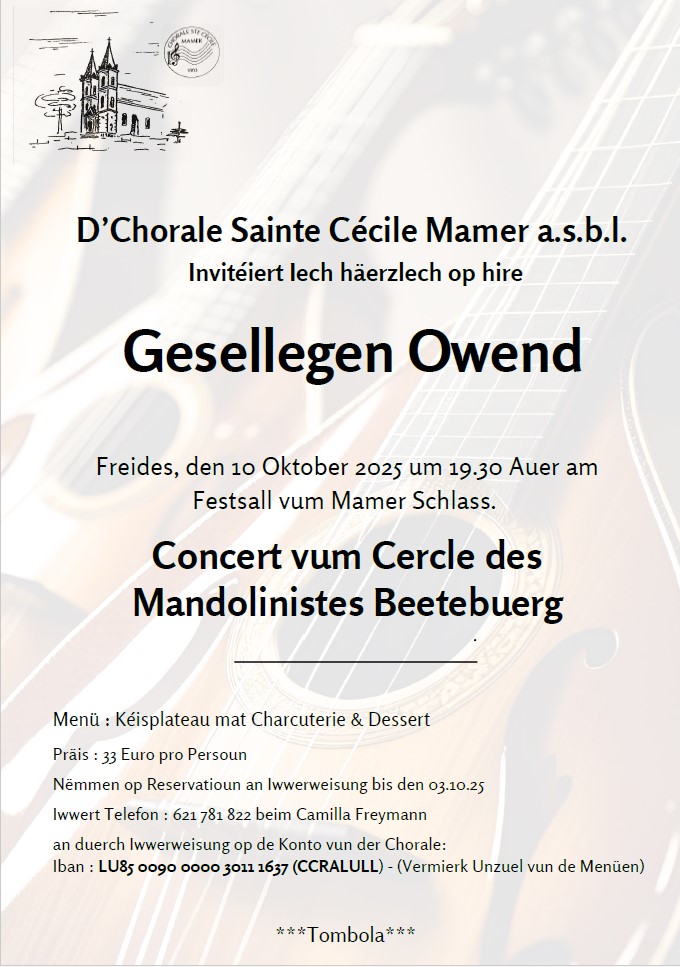 Gesellegen Owend 10.10.2025