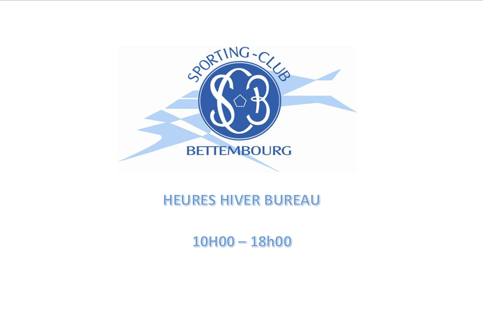Heures d'Hiver bureau