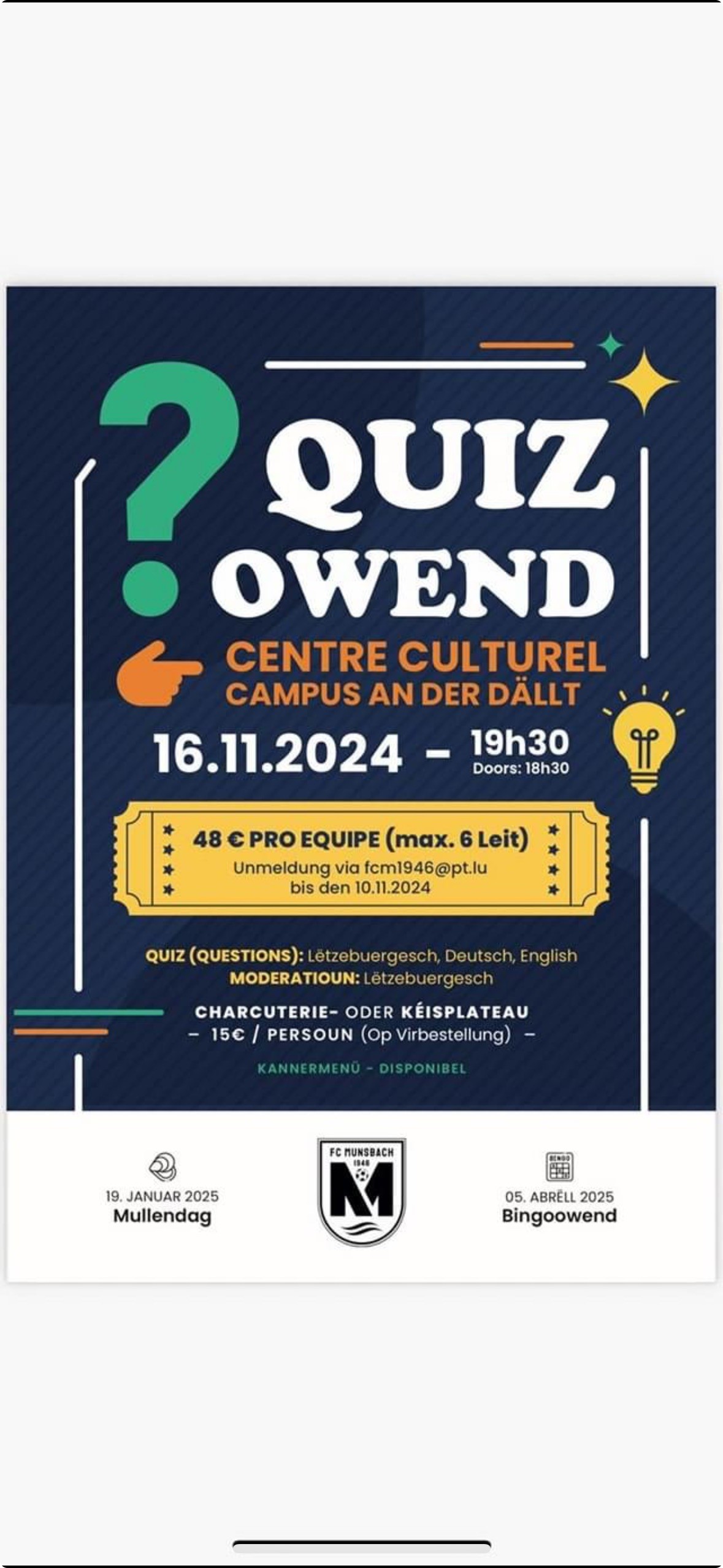 Quizowend 16.11.25
