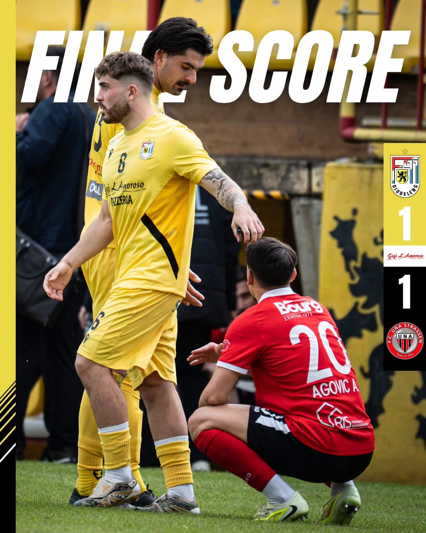 F91 Diddeleng - UNA Strassen 1-1 (0-1)