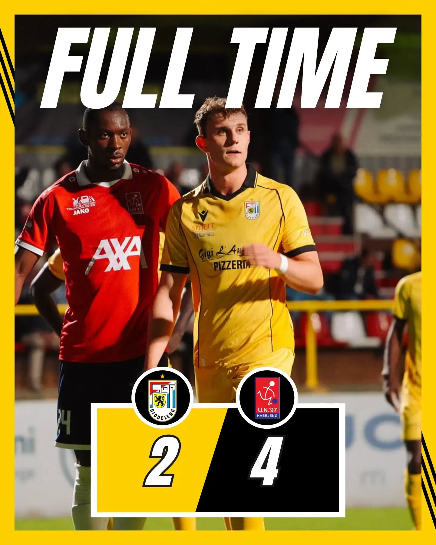 F91 Diddeleng - UN Käerjeng 2-4 (1-2)