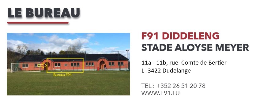 Coordonnées du F91 Diddeleng