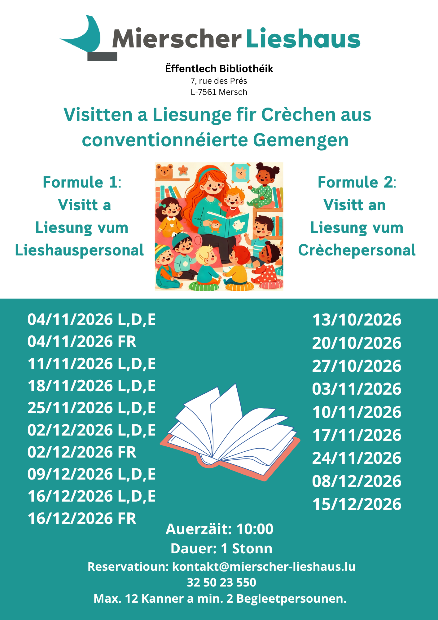 Visitten a Liesunge fir Crèchen