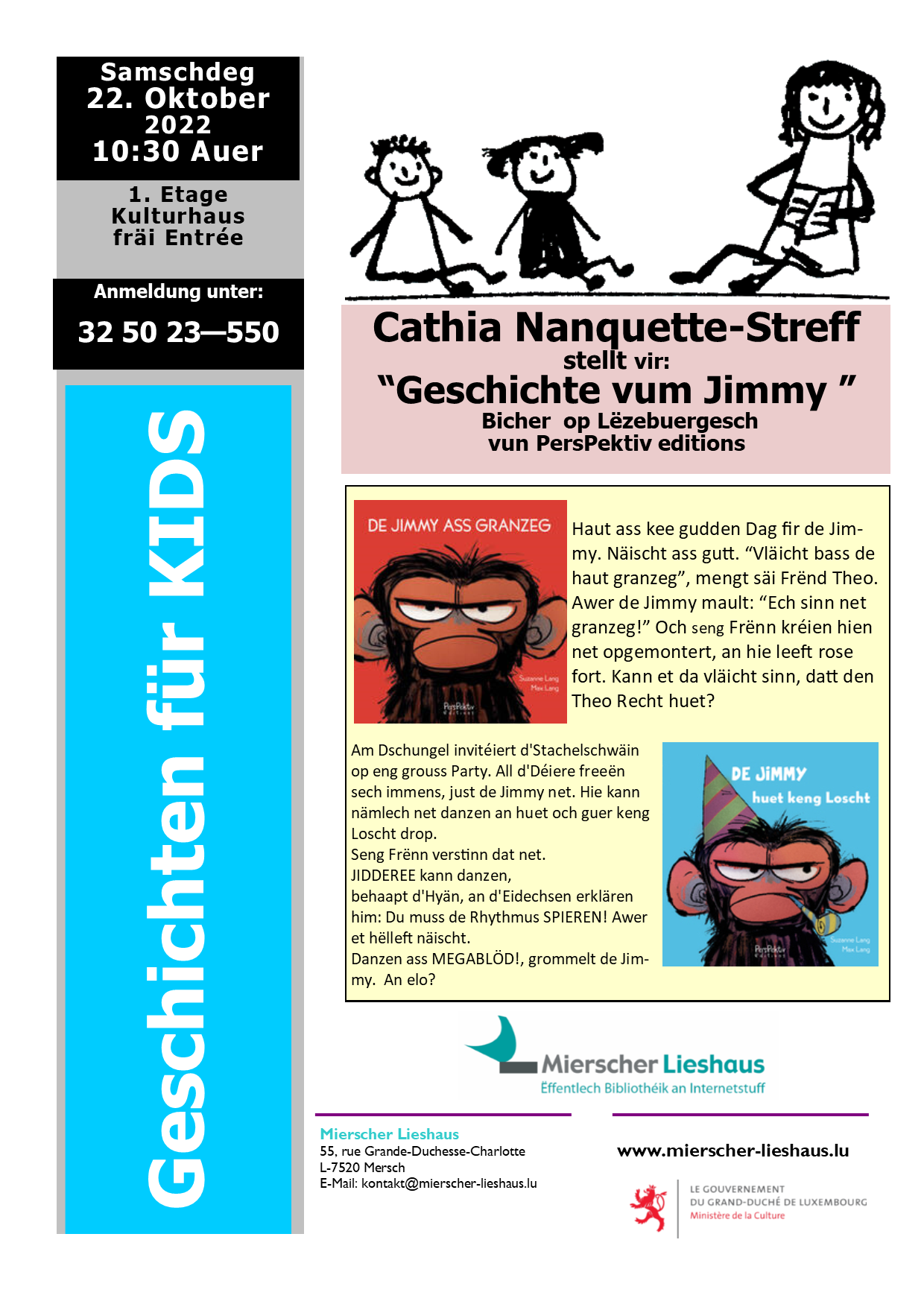 Geschichte fir KIDS - "Geschichte vum Jimmy"