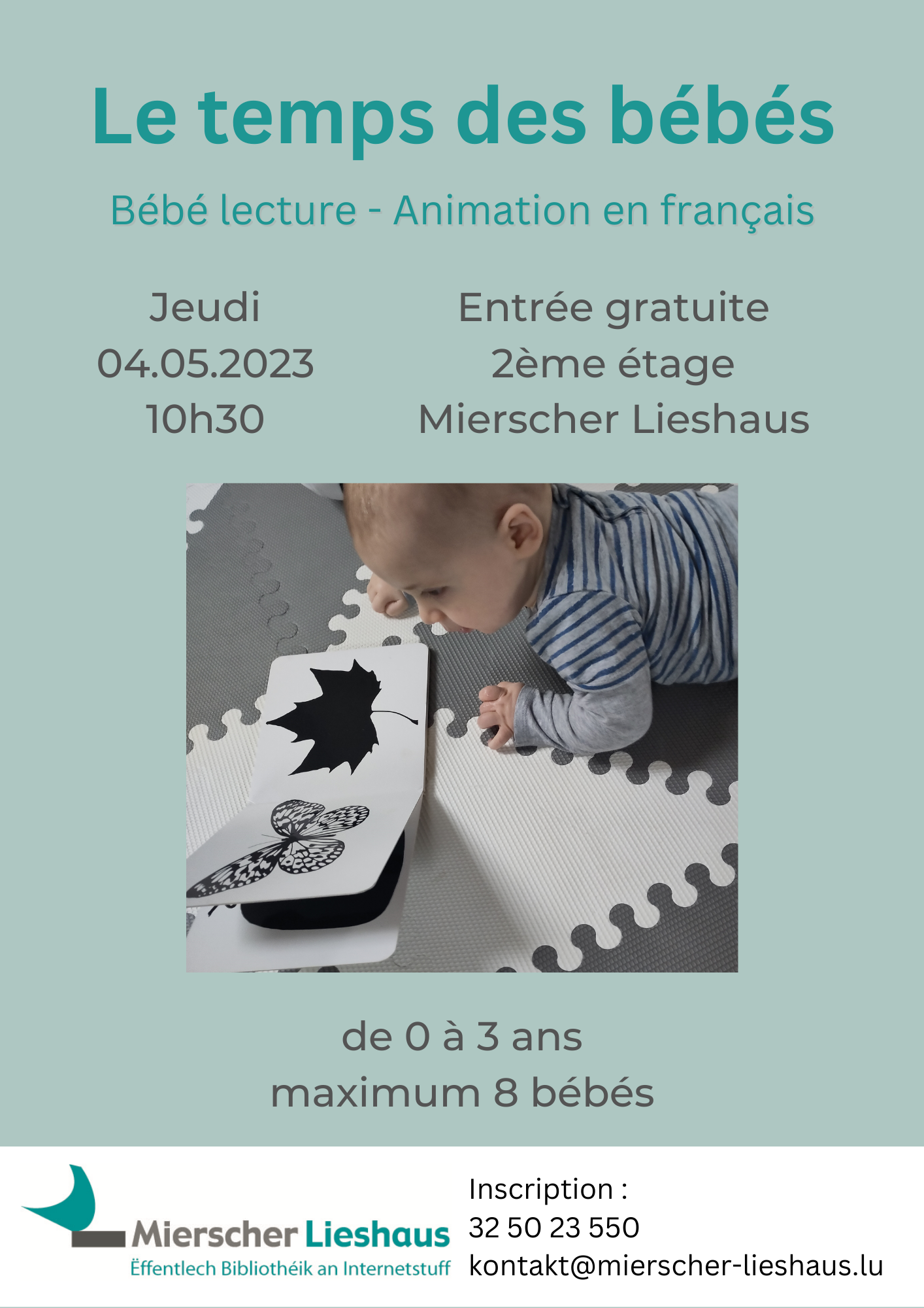 Le temps des bébés - Bébé lecture