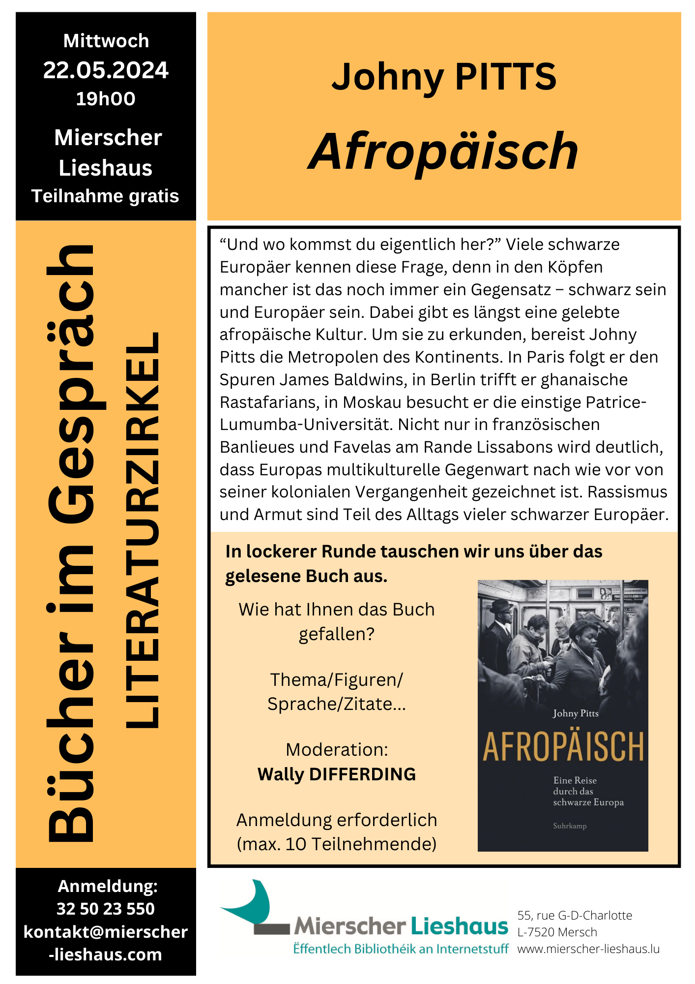 Literaturzirkel: "Afropäisch" von Johny Pitts
