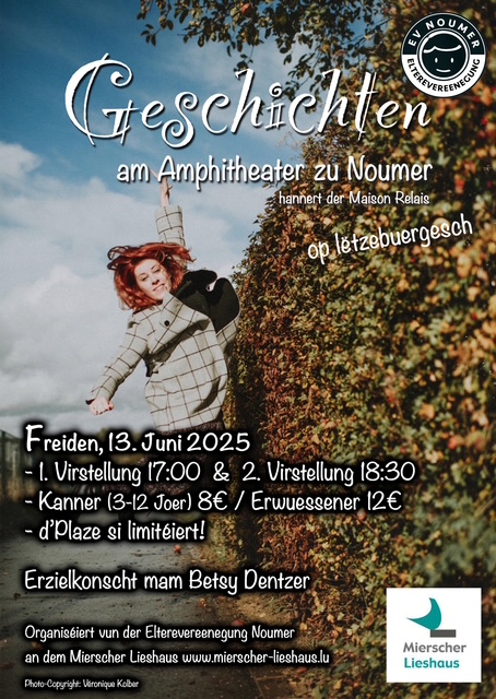 Geschichte mam Betsy Dentzer am Amphitheater zu Noumer