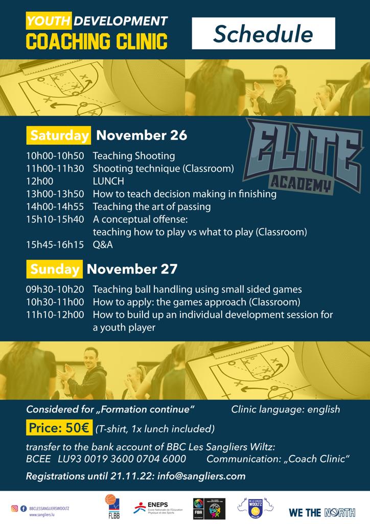 ELITE Academy Youth Development Coaching Clinic Day1