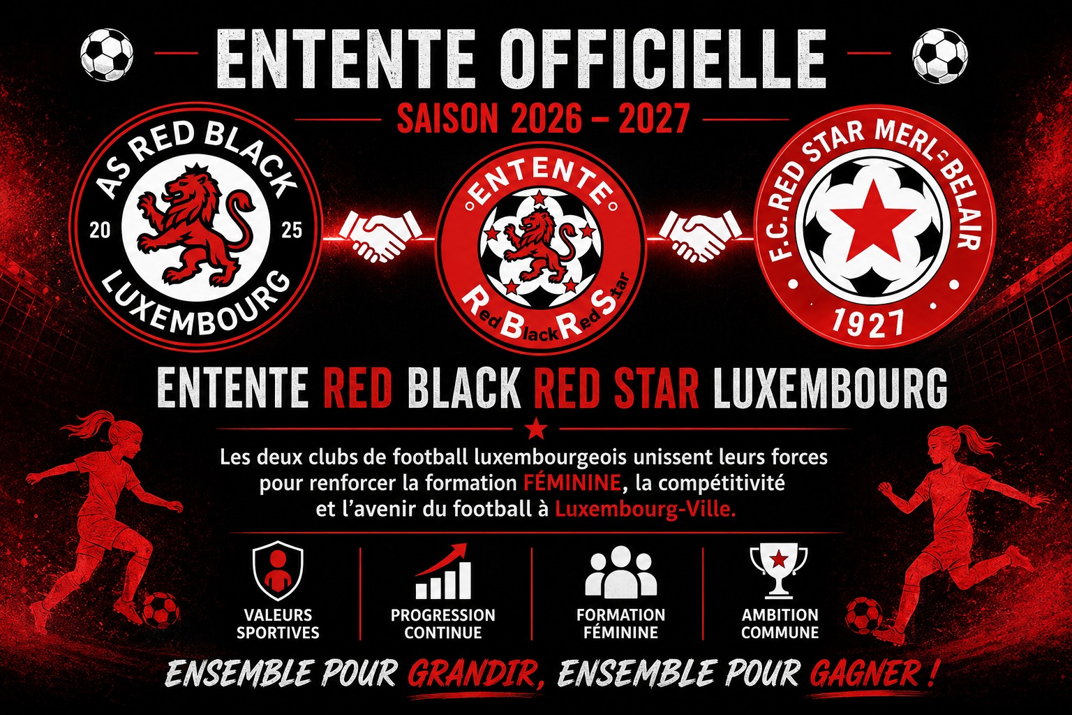 Entente Red Black Red Star