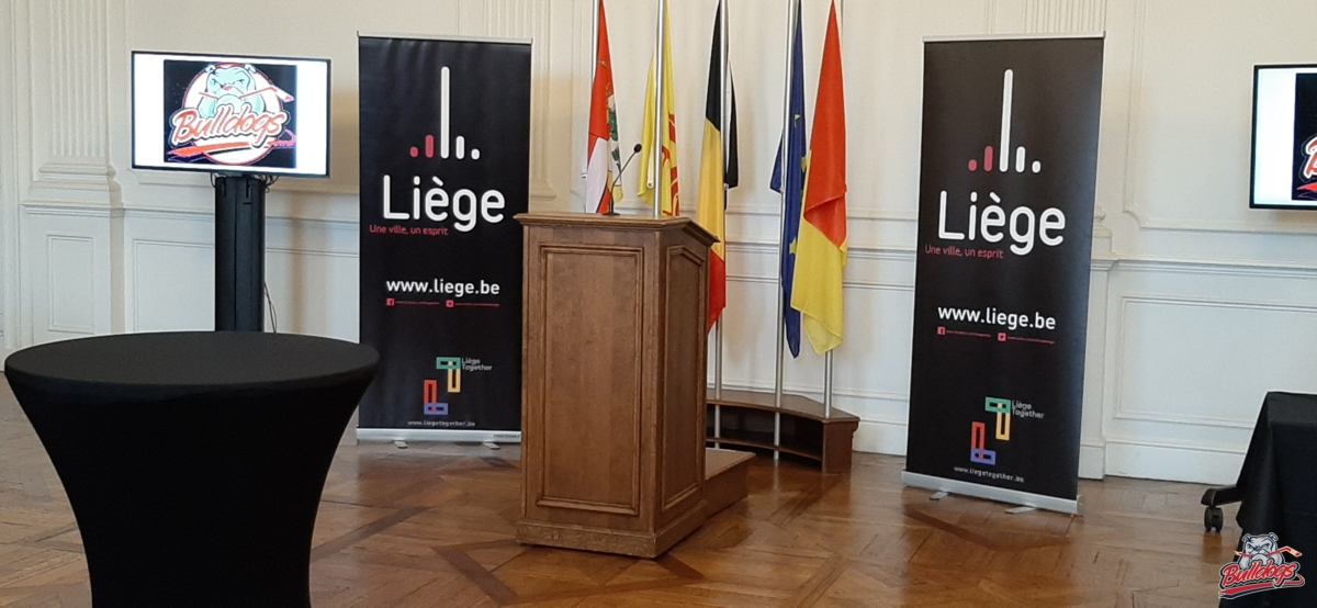 Les Bulldogs de Liège mis à l'honneur par la Ville de Liège