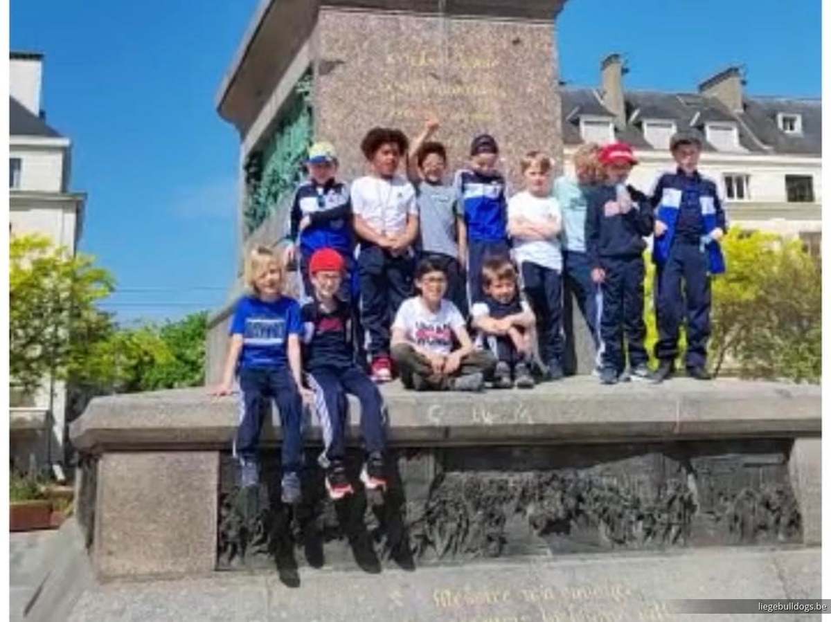 Photos de nos jeunes Bulldogs de Liège U8 au tournoi d'Orléans