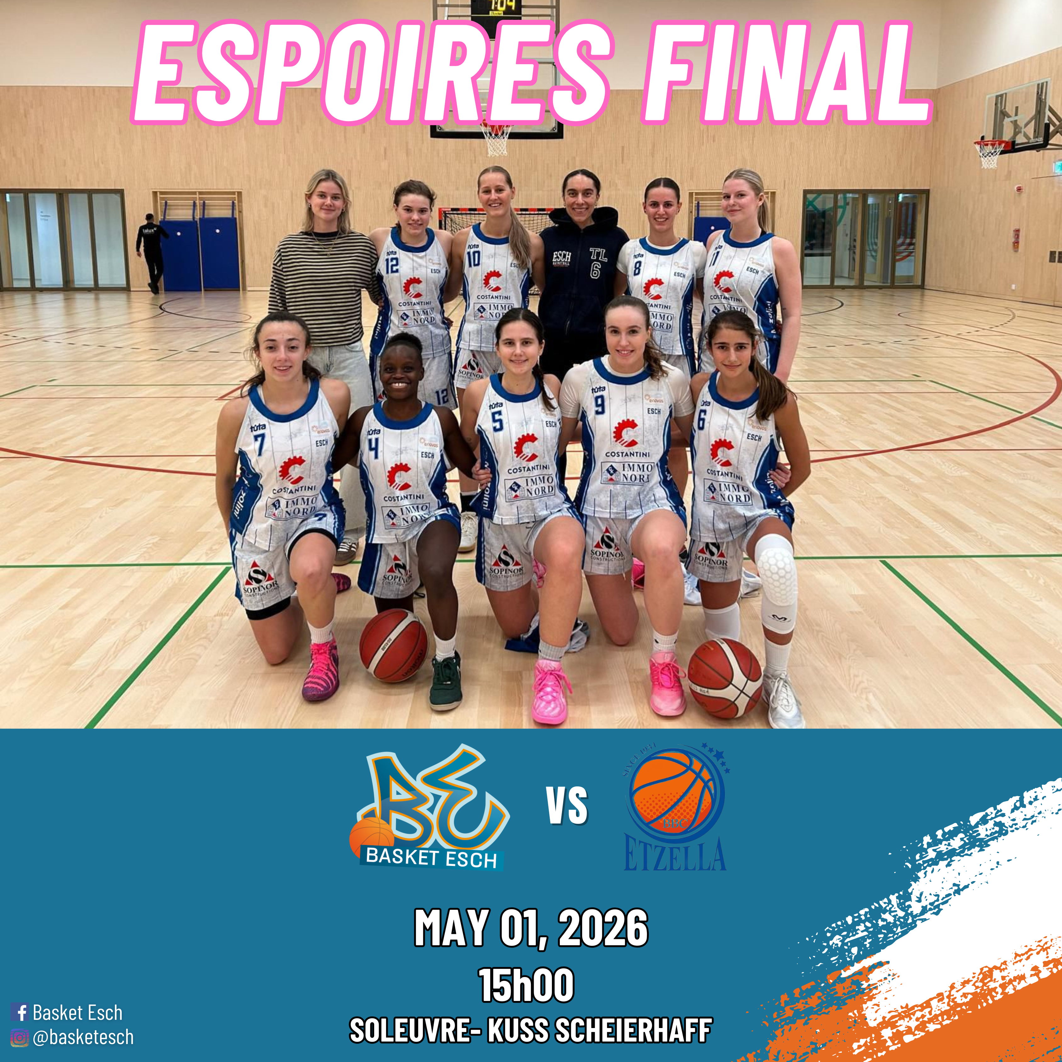 FINALE DU CHAMPIONNAT DES ESPOIRES U22