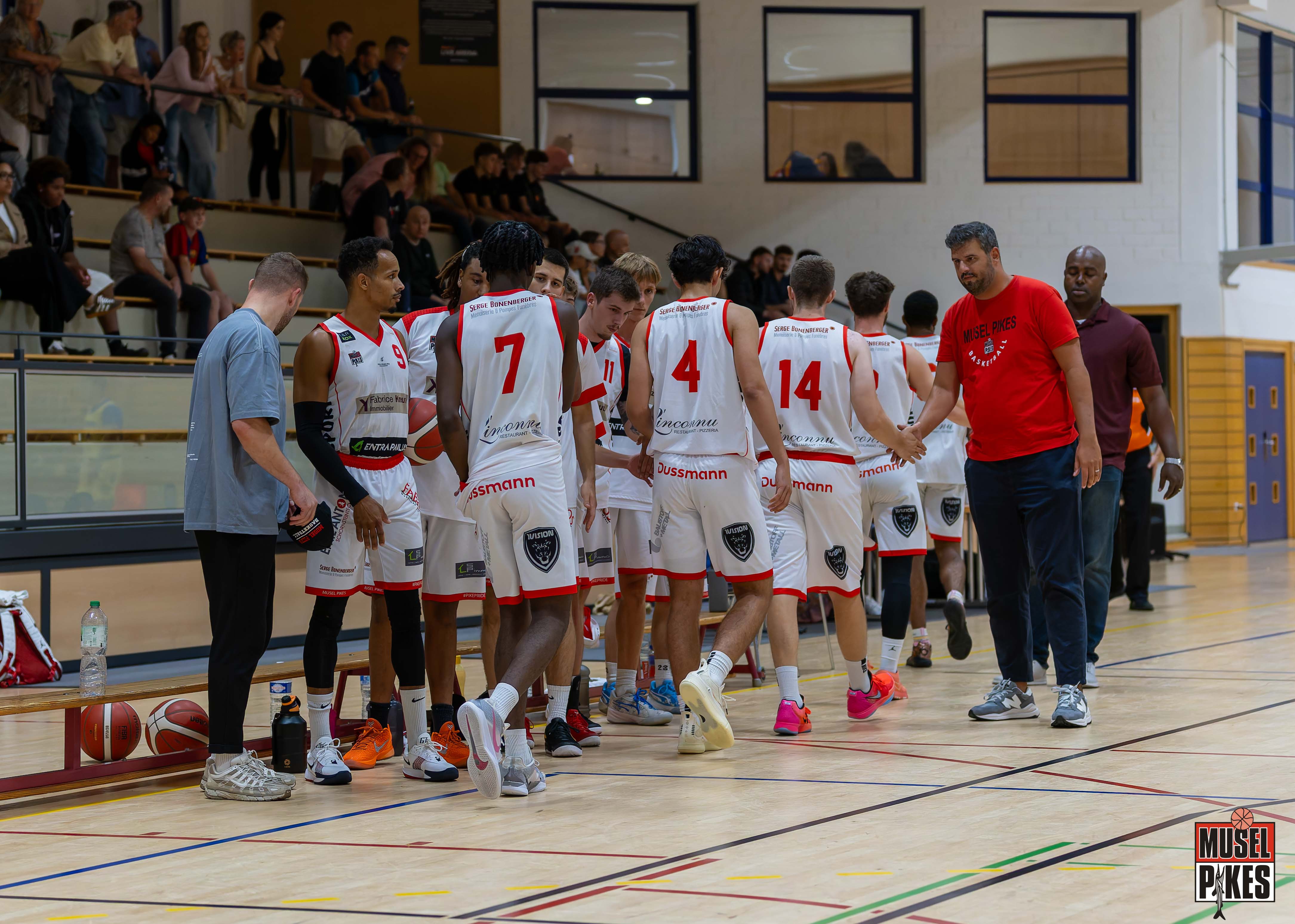 Scrimmage game in Mondorf against Avanti