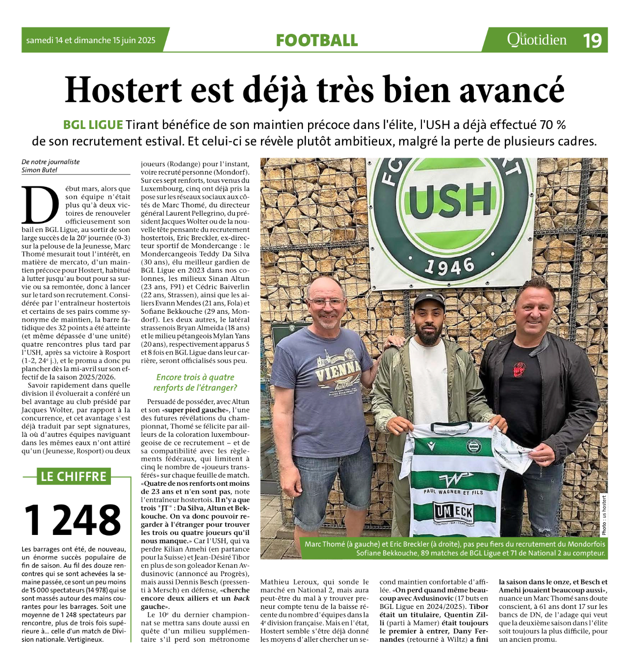 USH SAISON 25/26 (BGL, 9.)