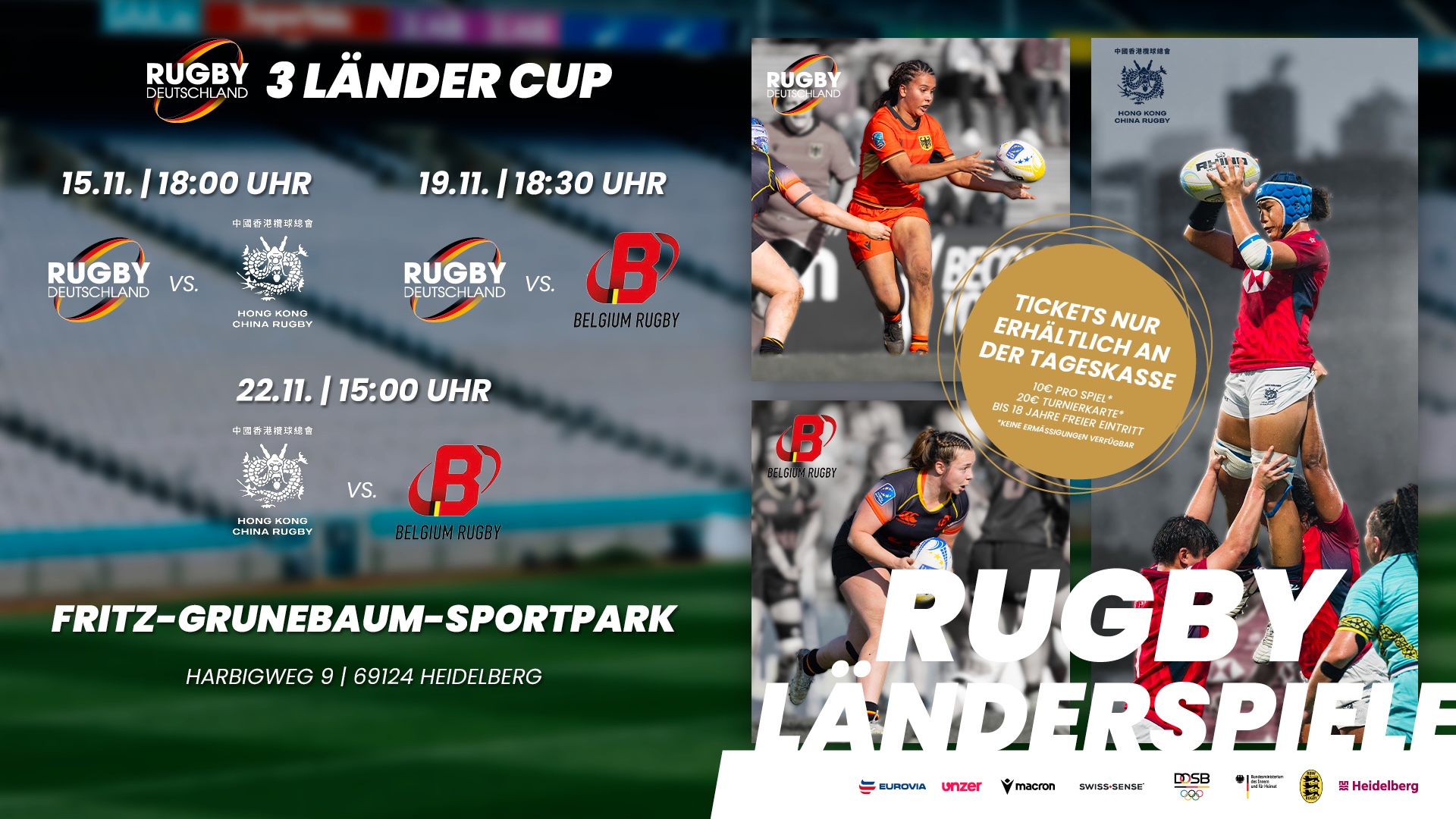 November-Highlight: 3-Länder-Cup unserer 15er Frauen