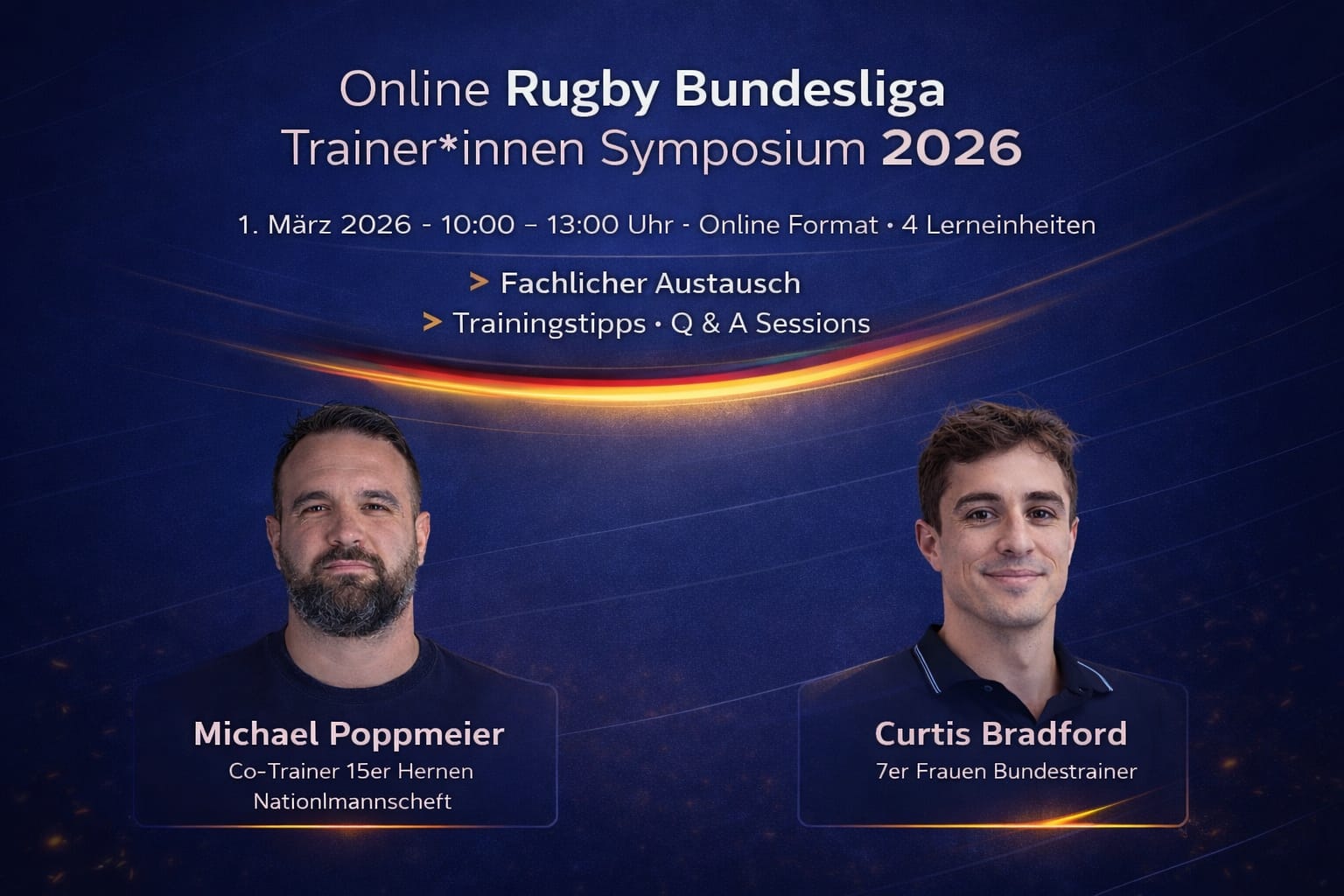 Online Rugby-Bundesligatrainer*innen-Symposium 2026