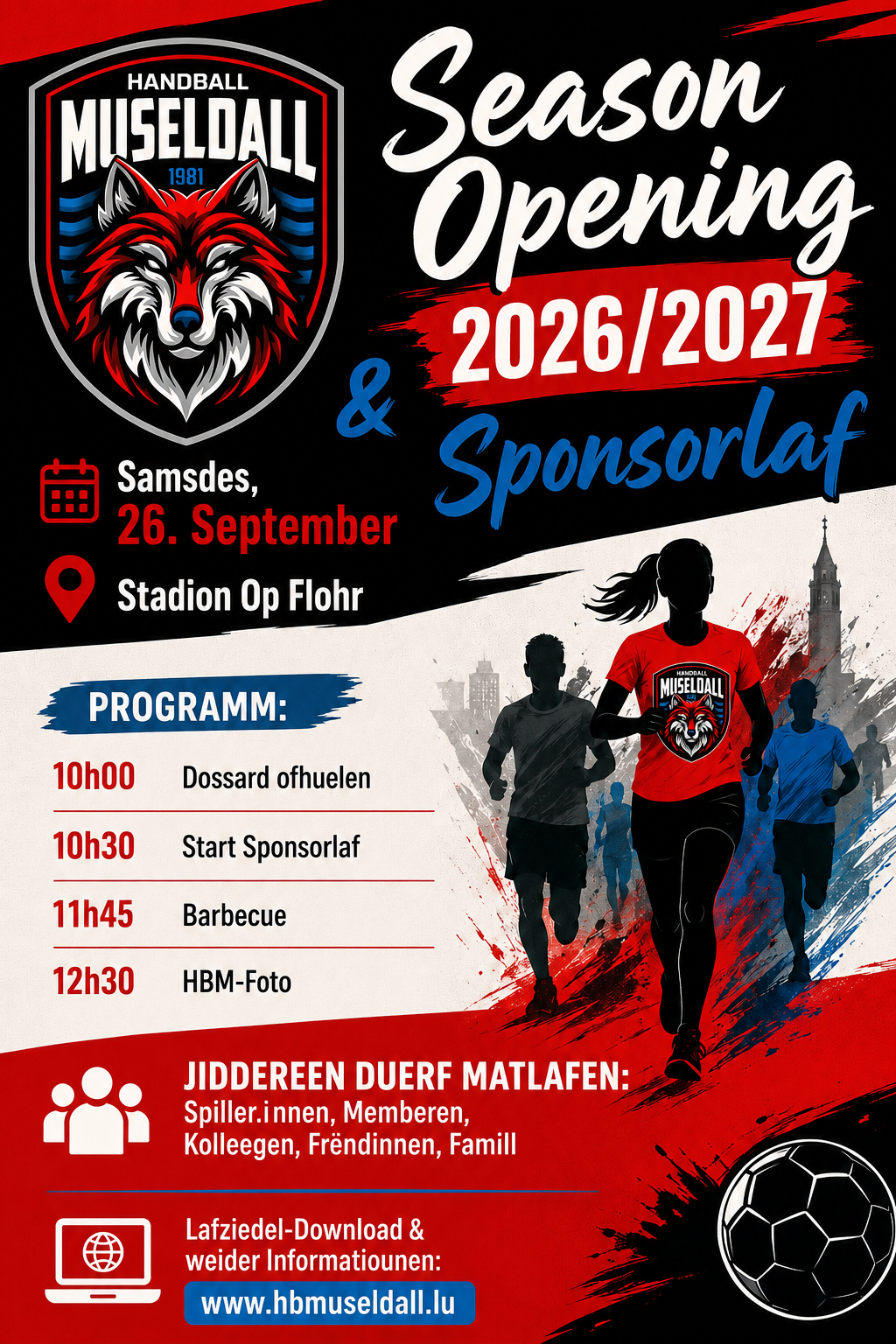 SEASON OPENING & SPONSORLAF