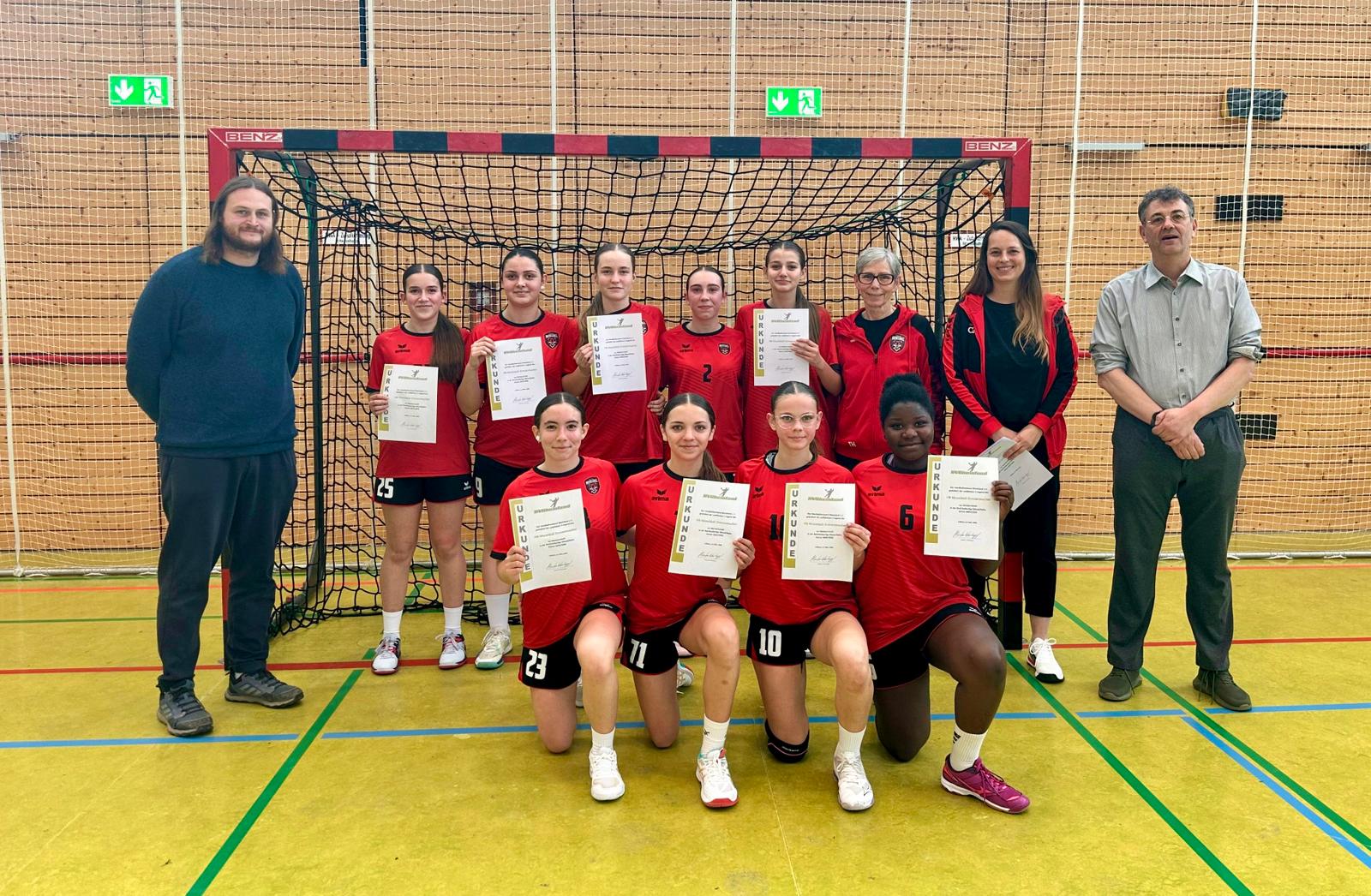 D’U15 Meedercher gi Champion an der Bezirksoberliga Rheinland