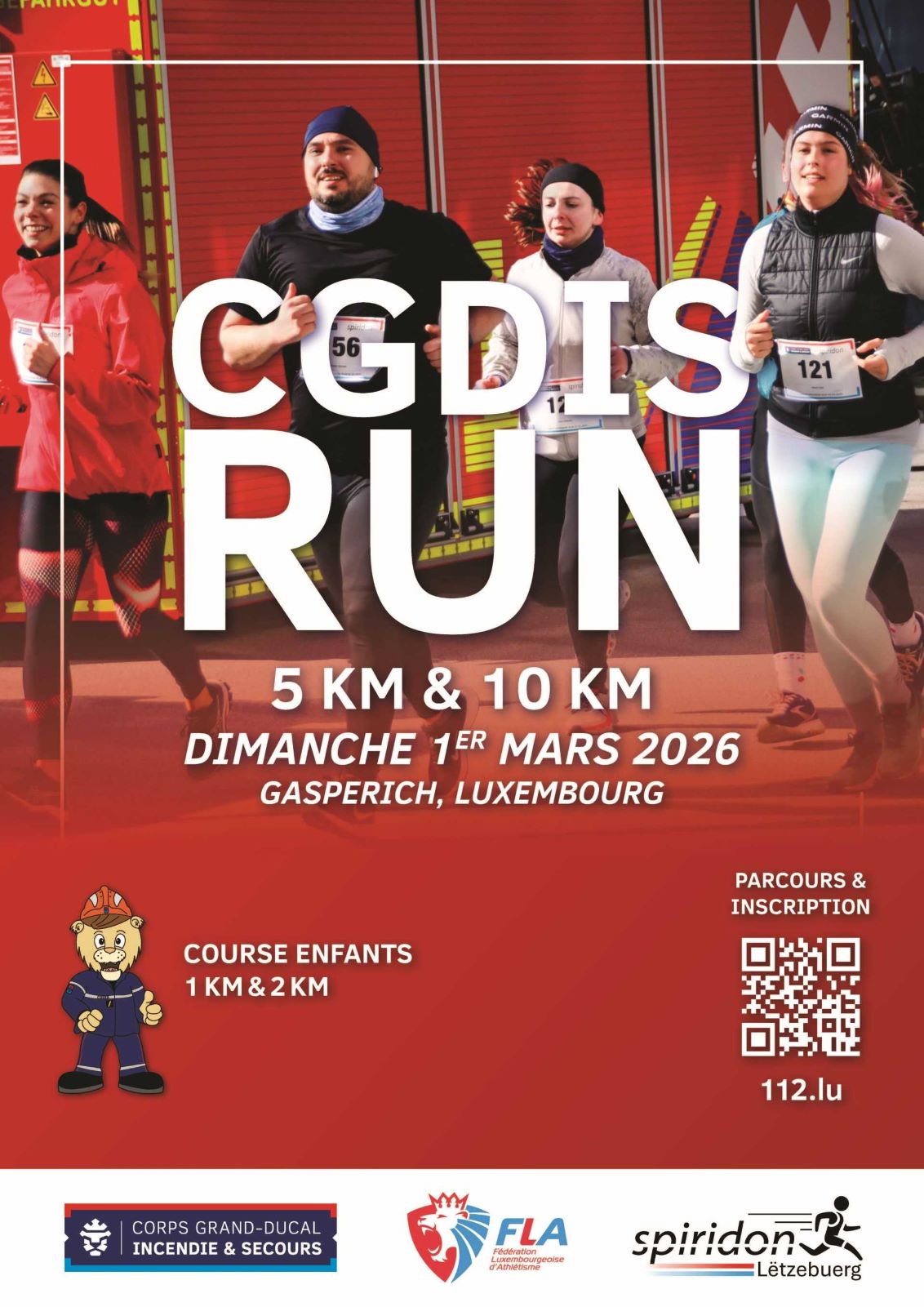 Attention!!! Dernières Nouvelles  CGDIS Spiridon Run 1.3.2026 Inscriptions Tardives et Retrait Dossard Latest News  CGDIS Spiridon Run 1.3.2026 Late Registrations and Race Number Collection