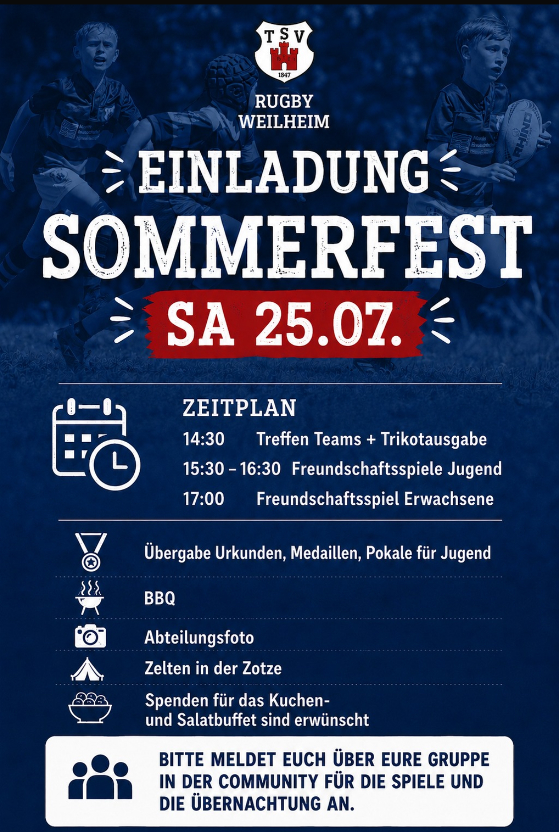 Einladung zum Sommerfest