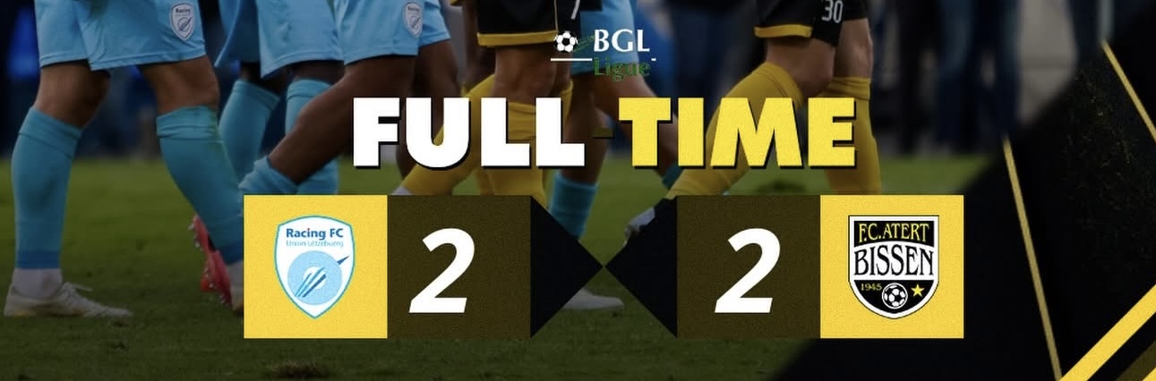 Full-time !   RFCU Luxb. - FC Atert Bissen 2-2 (0-1) #eemolbiissenemmerbiissen