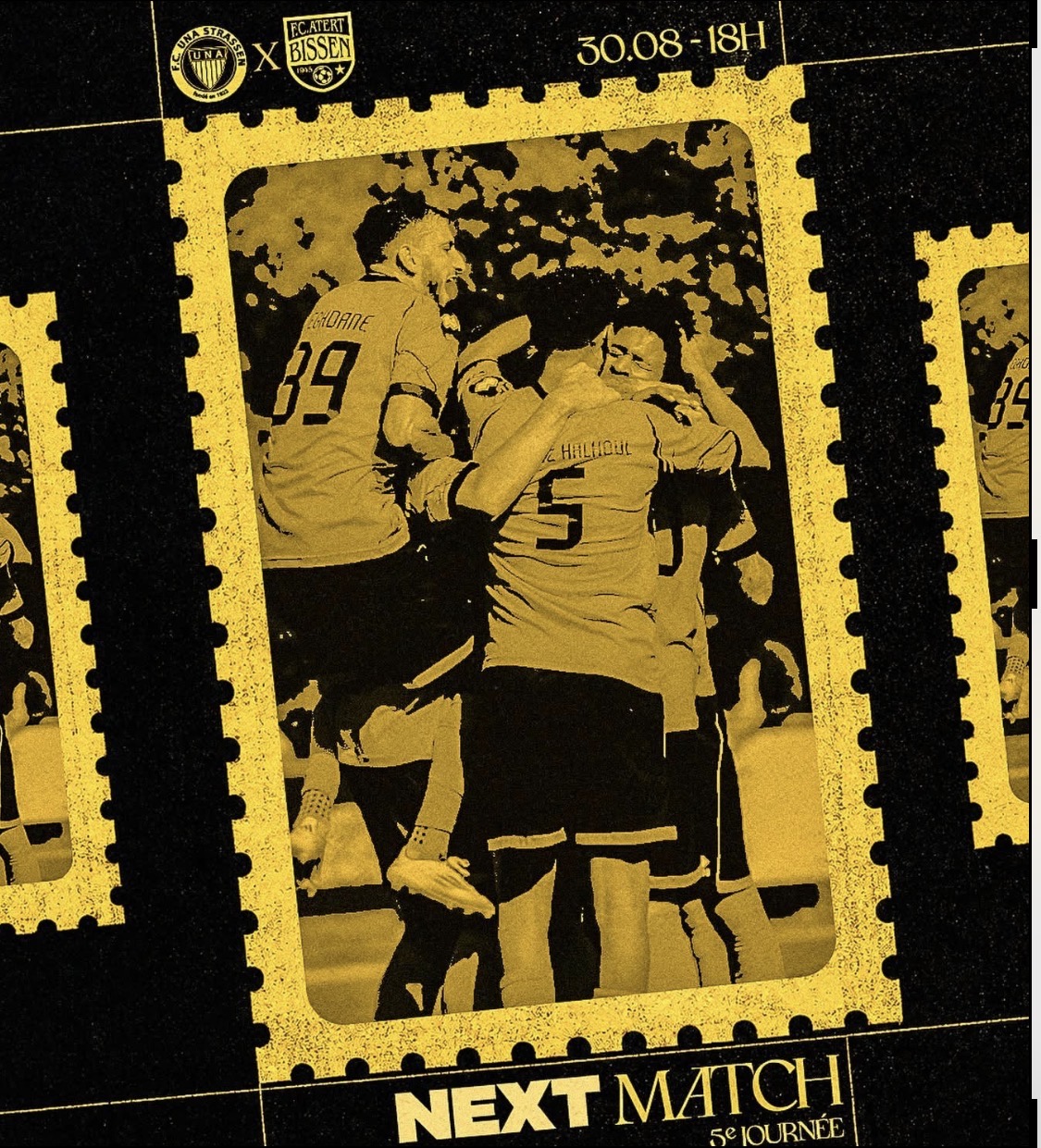 Dimanche 30/8/2026 - 18h00 - UNA STRASSEN - FC ATERT BISSEN !!