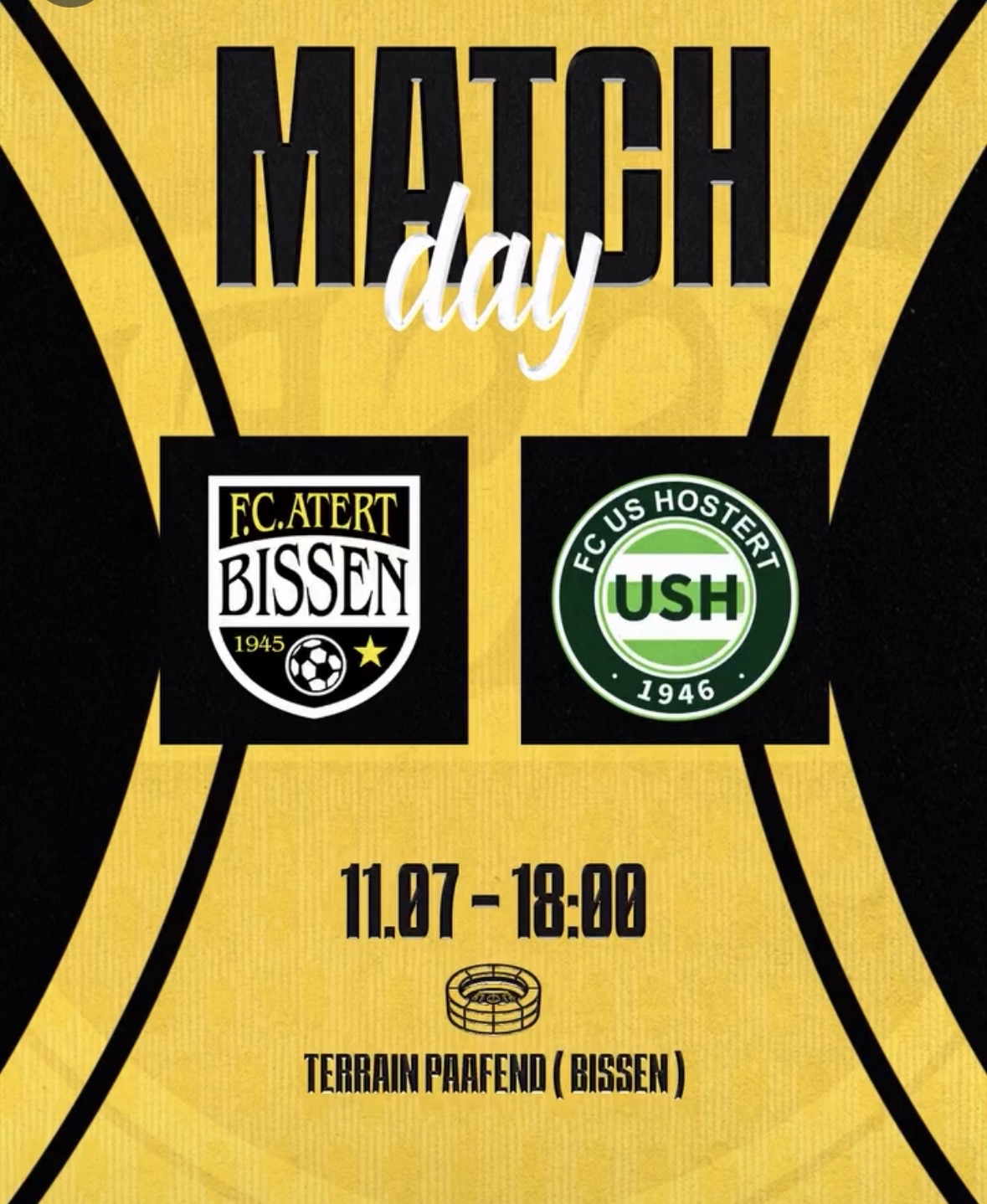 Match Day - 11/07/26 - 18.00 - FC Atert Bissen - US Hostert - Terrain A Pafend - Bissen