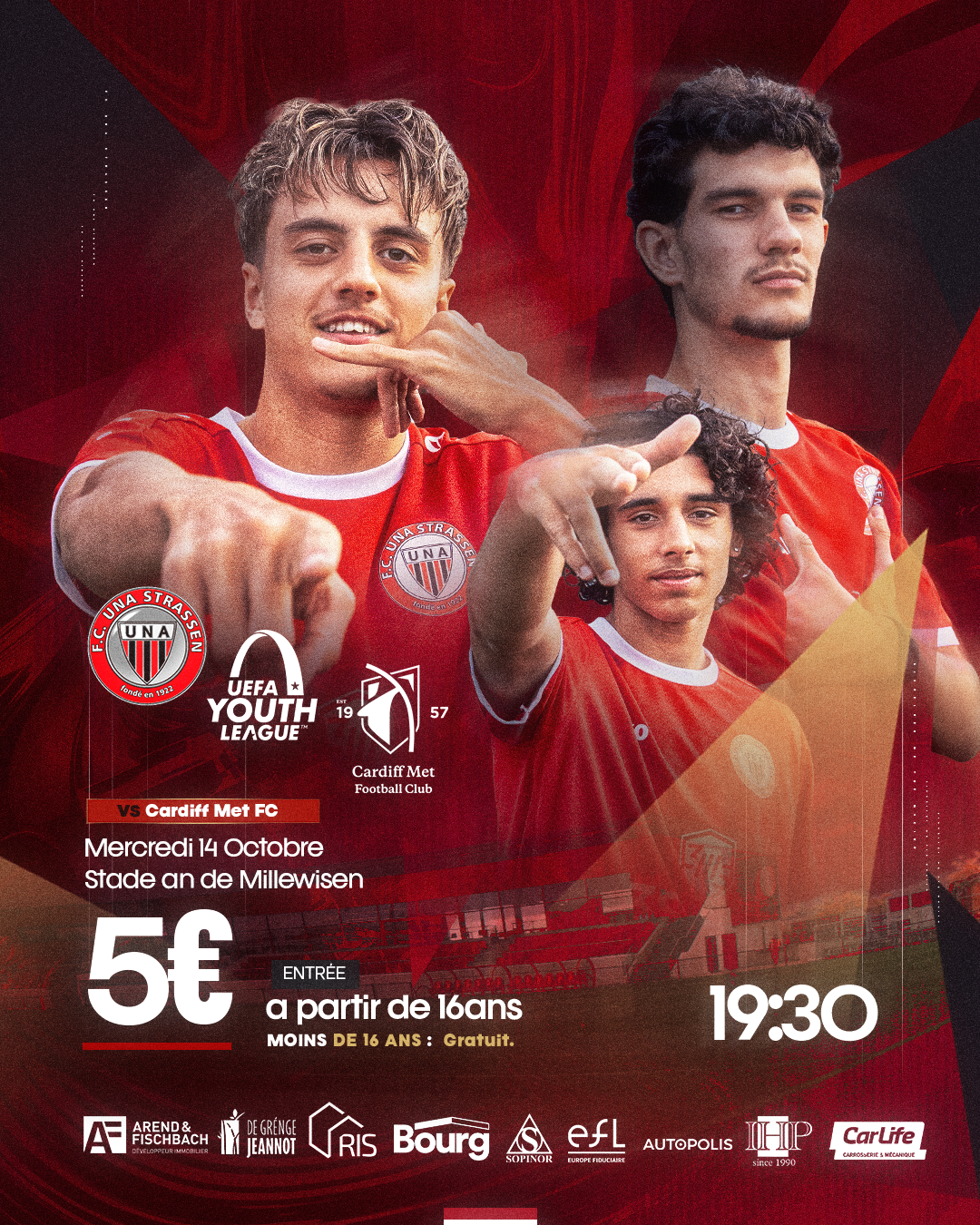UEFA Youth League Match retour 1er tour