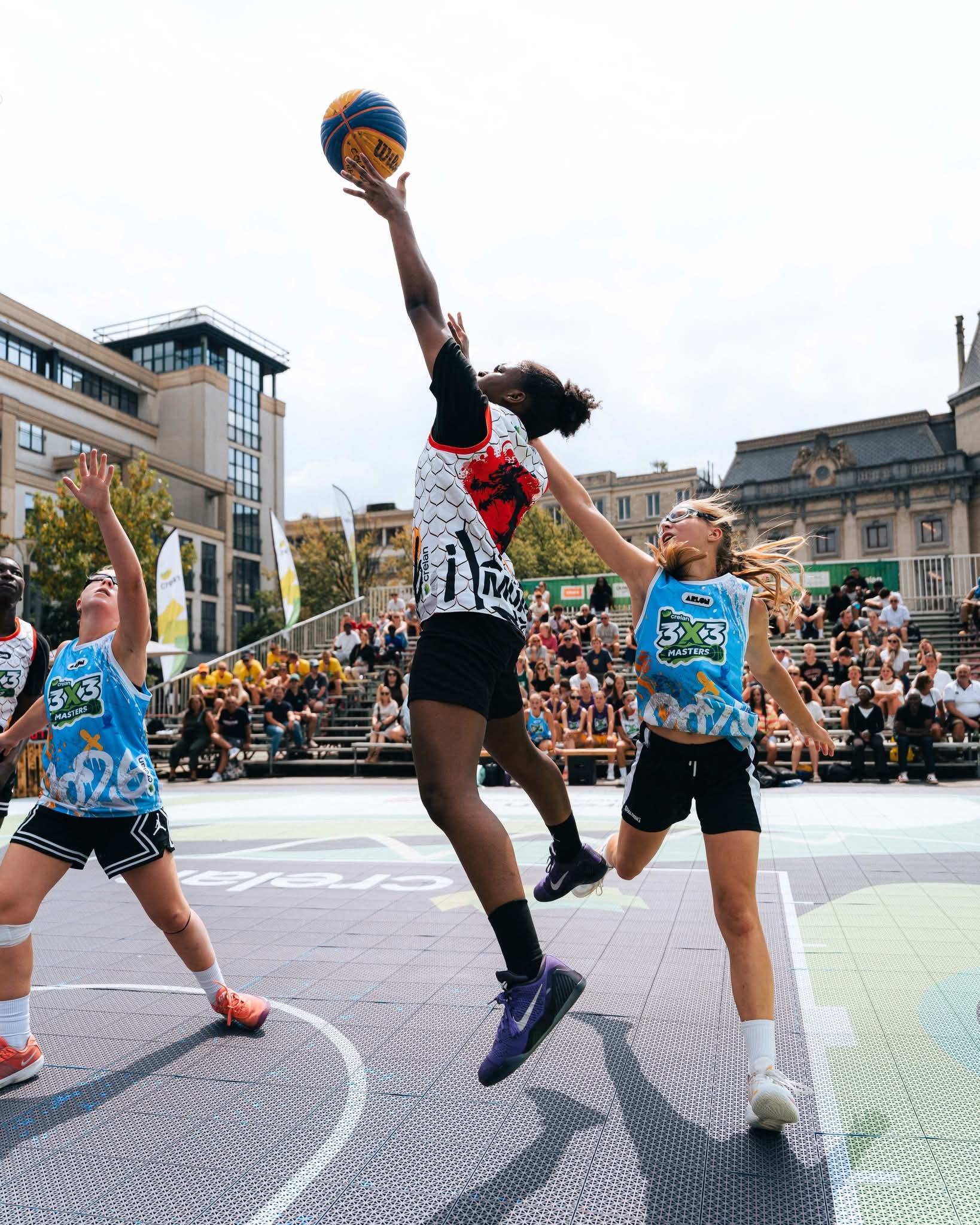 3 Panthers ou ex-Panthers Championnes de Belgique U16 du 3x3 Crelant !