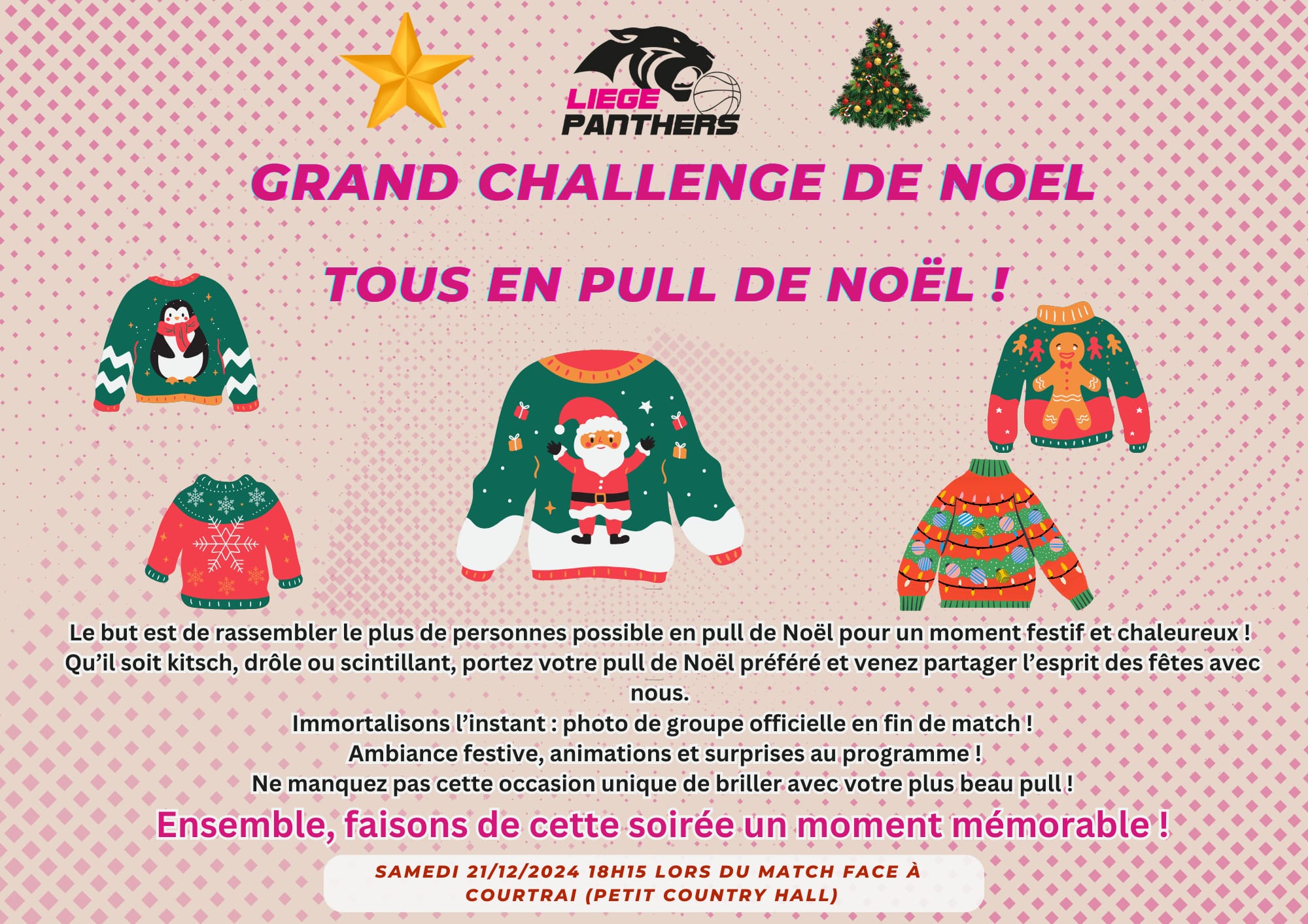 Christmas Game chez les Panthers